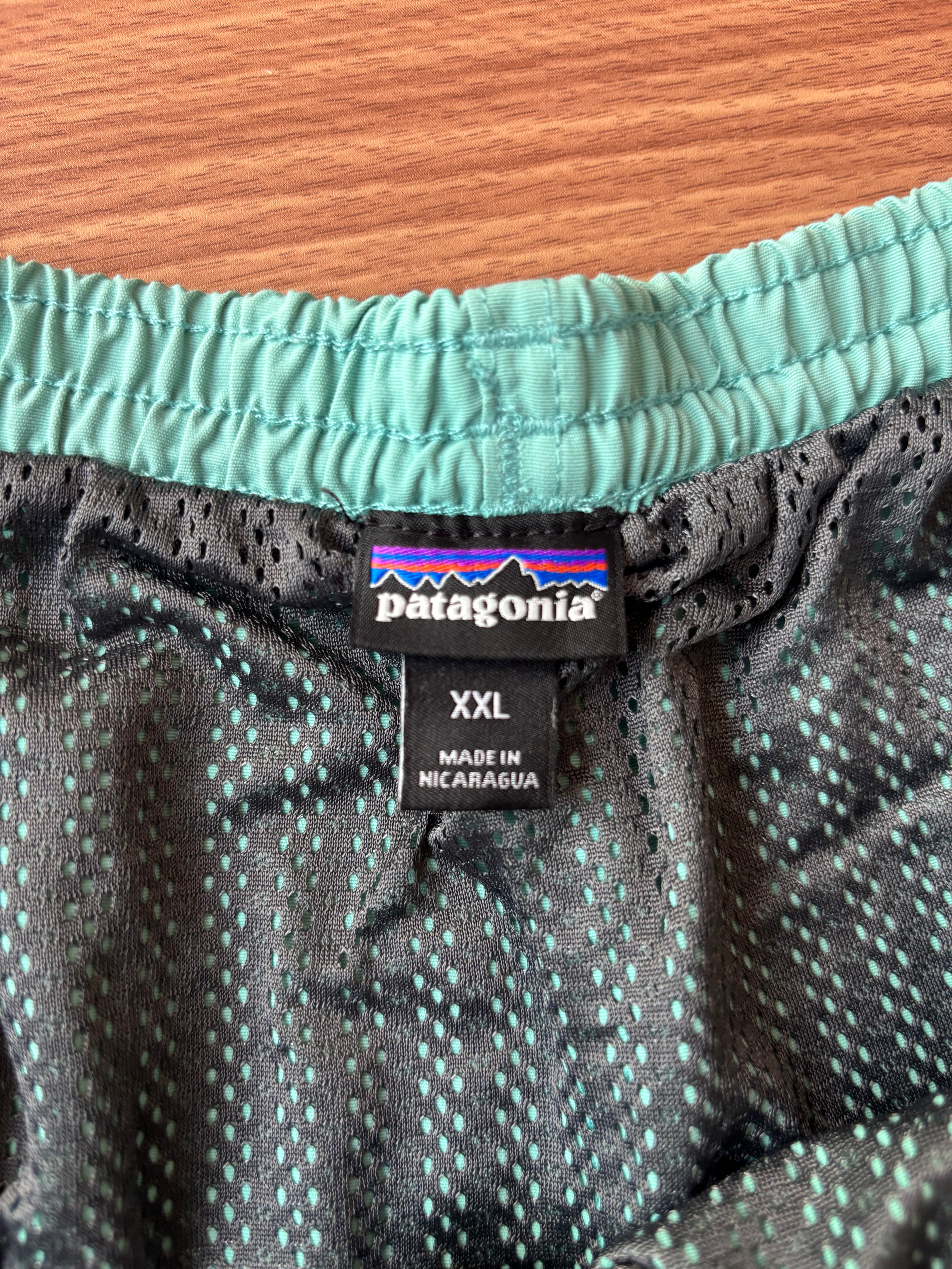Patagonia turquoise shorts