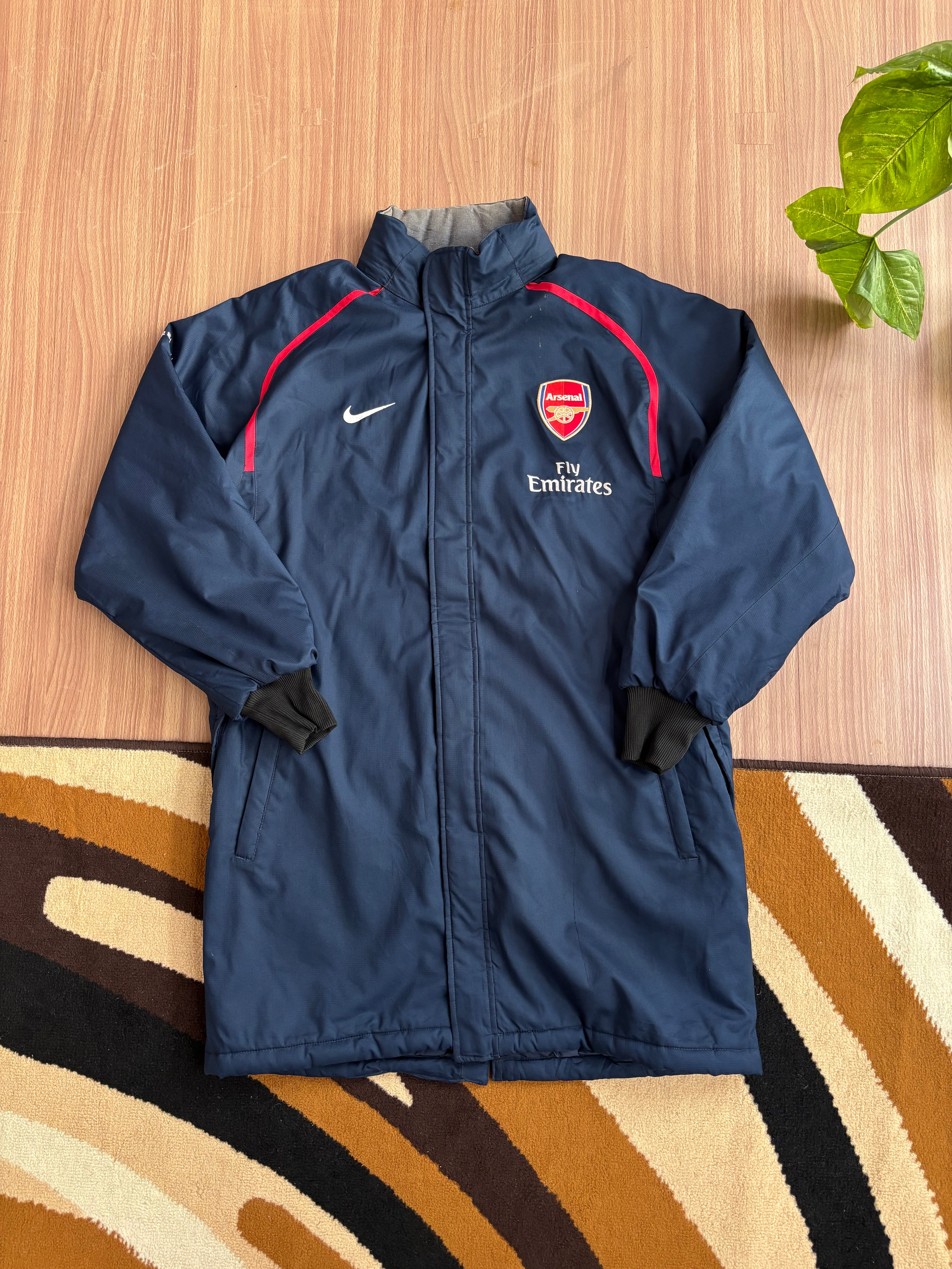 vtg Nike arsenal long coat