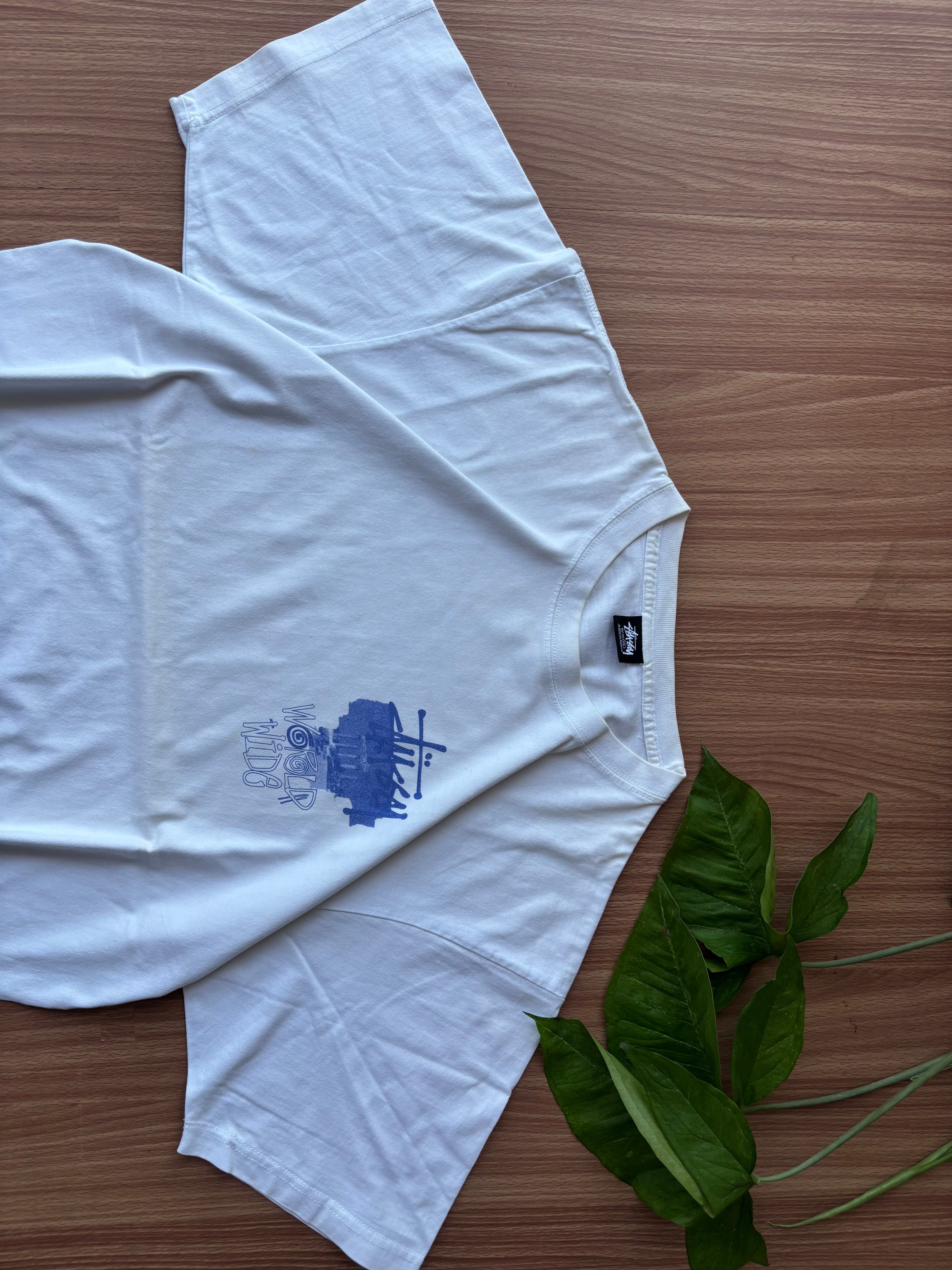 Stussy world wide thick tee