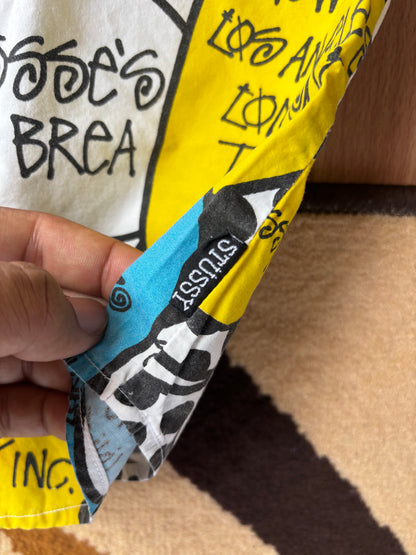 stussy comic dialogue shirt