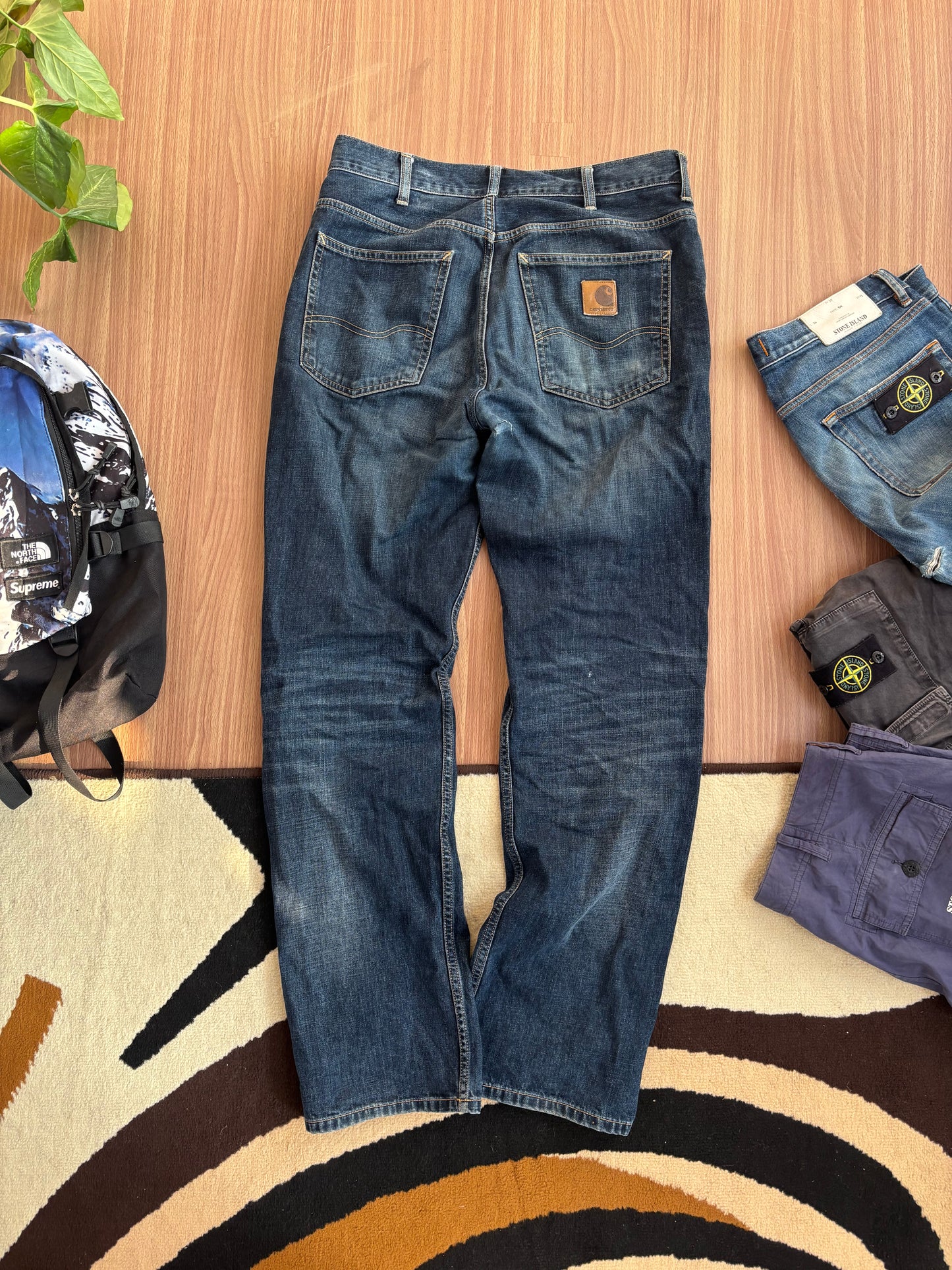 carhartt jeans deep blue