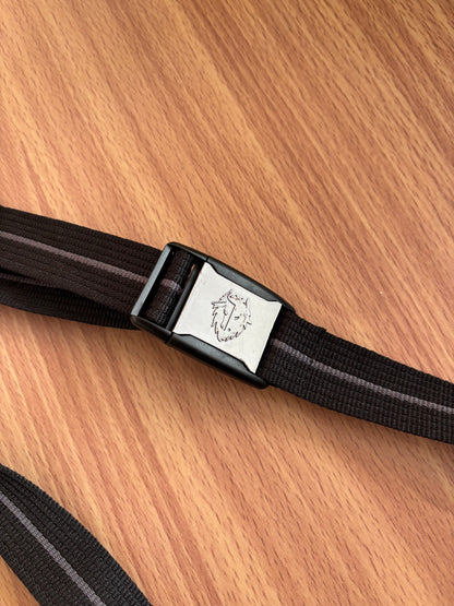 Black yak metal buckle outdoor belt