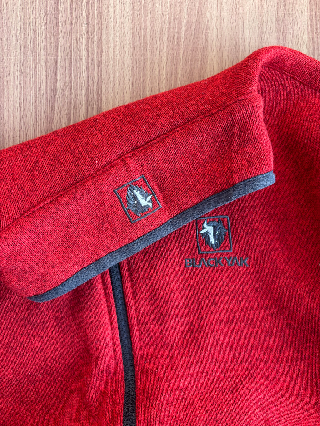Black yak zipper fleece