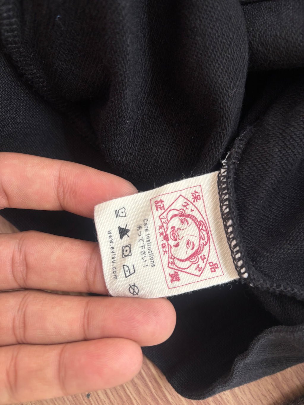 Authentic Evisu Embroidered Tiger Daruma Doll Hoodie