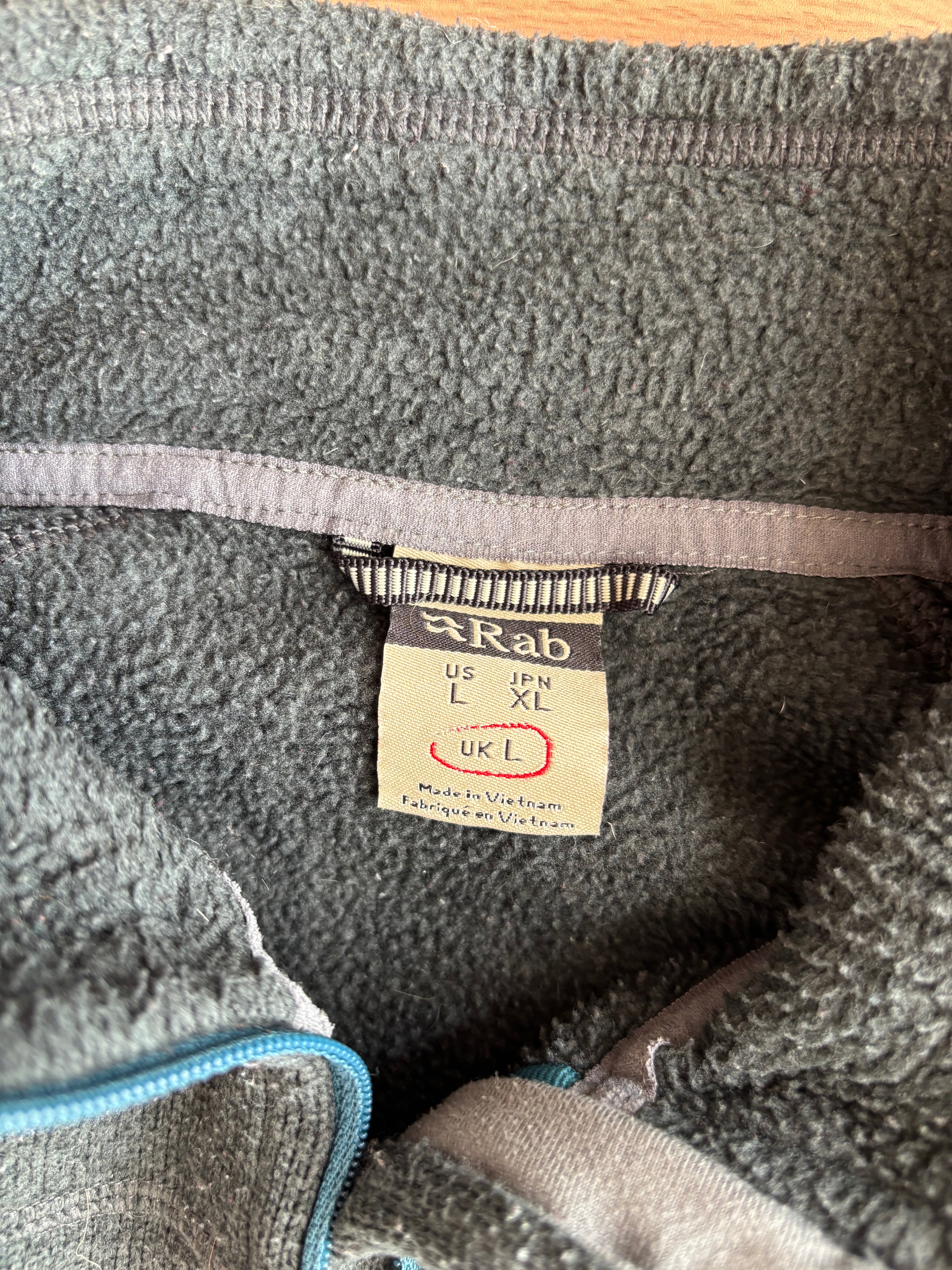 Rab quarter zipper fleece (M)