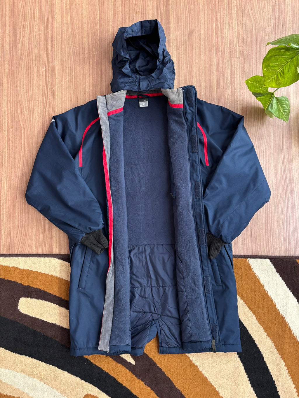 vtg Nike arsenal long coat