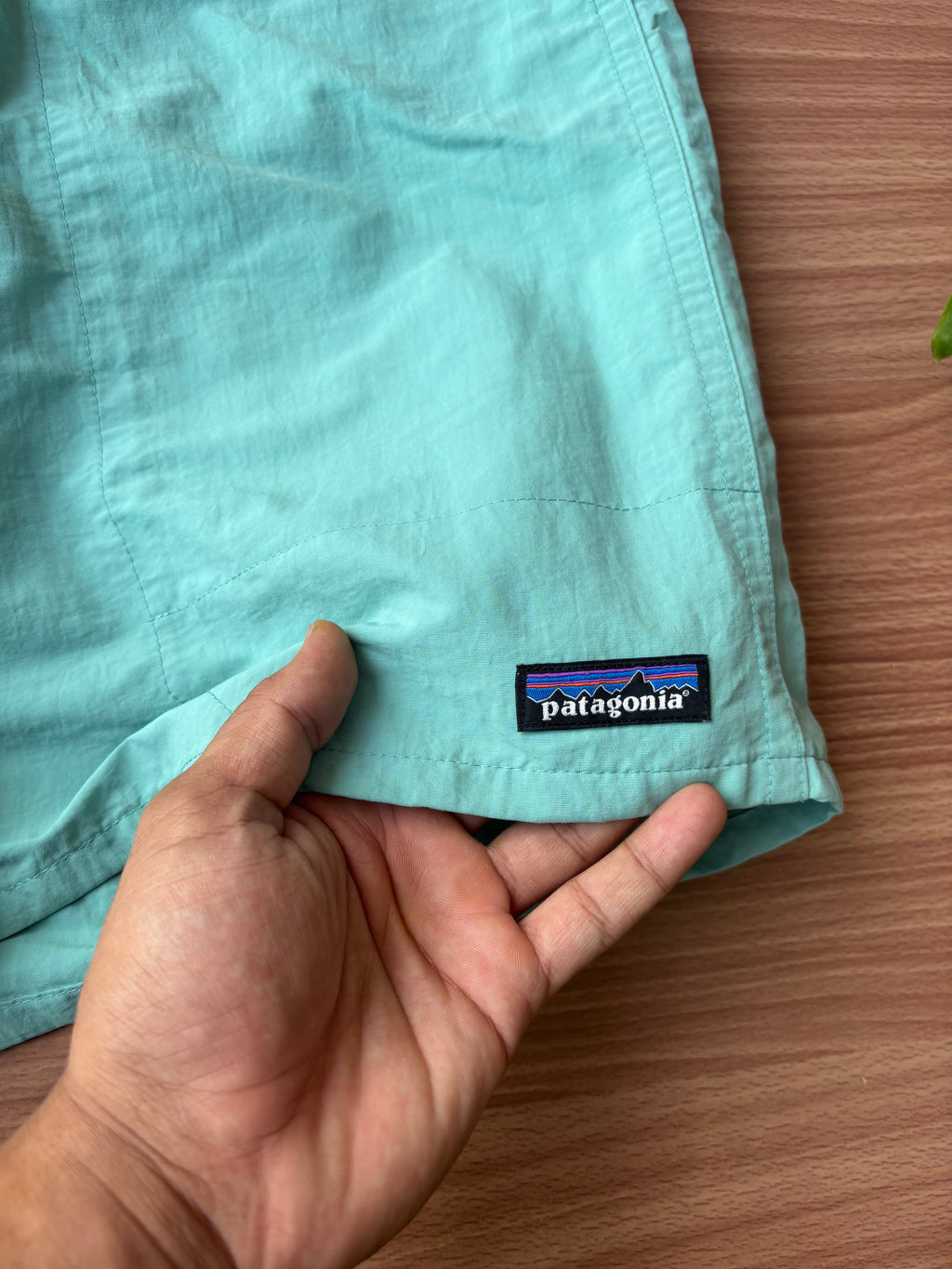 Patagonia turquoise shorts