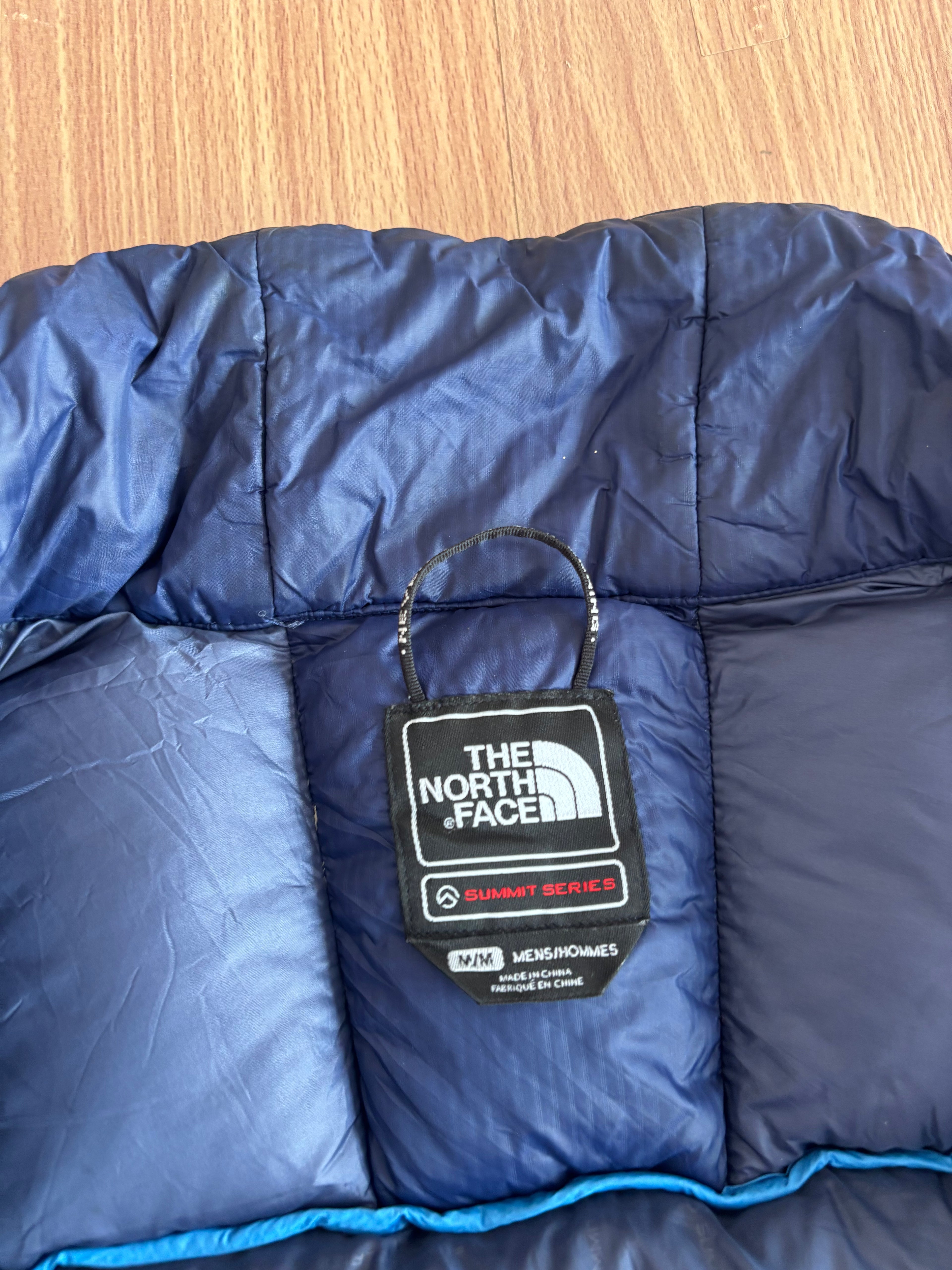 TNF summit series goose down puffer (M-L)