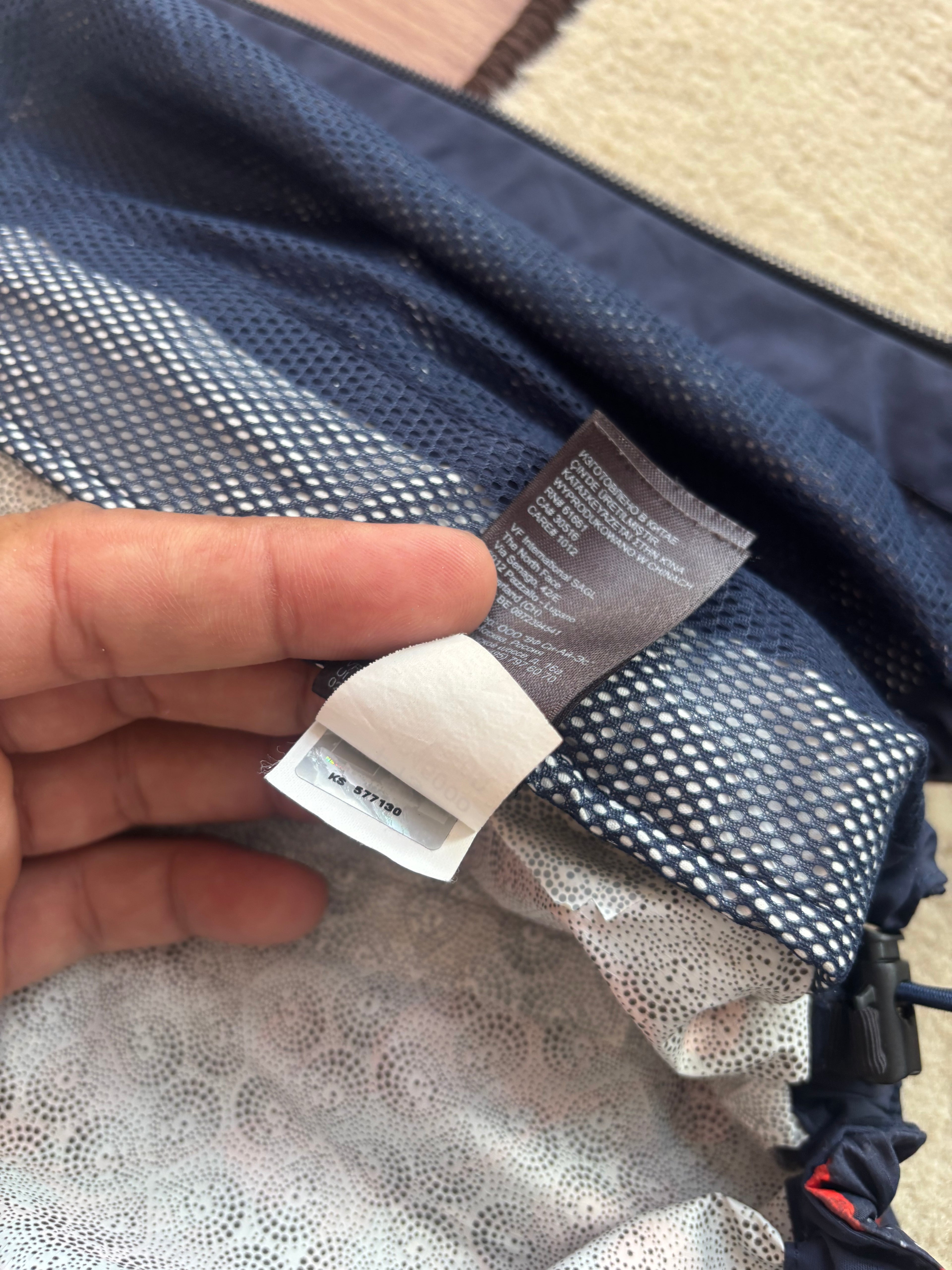 TNF packable shell