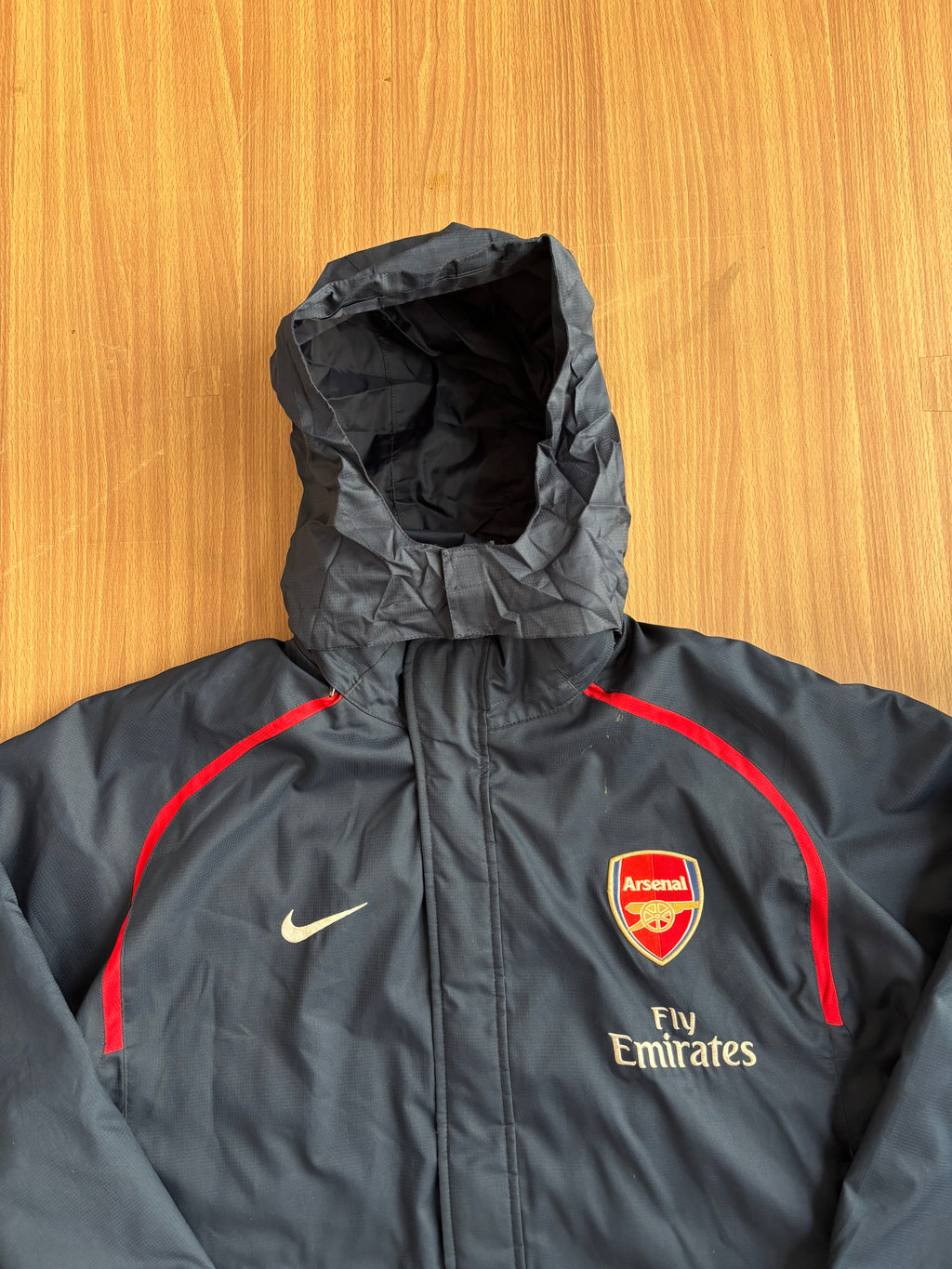 vtg Nike arsenal long coat