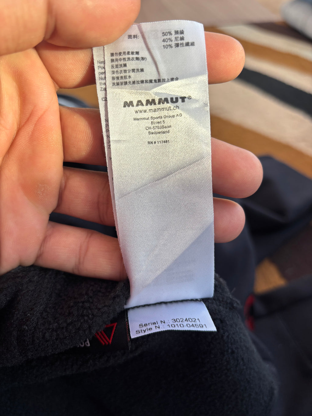 00’s mammut soft shell