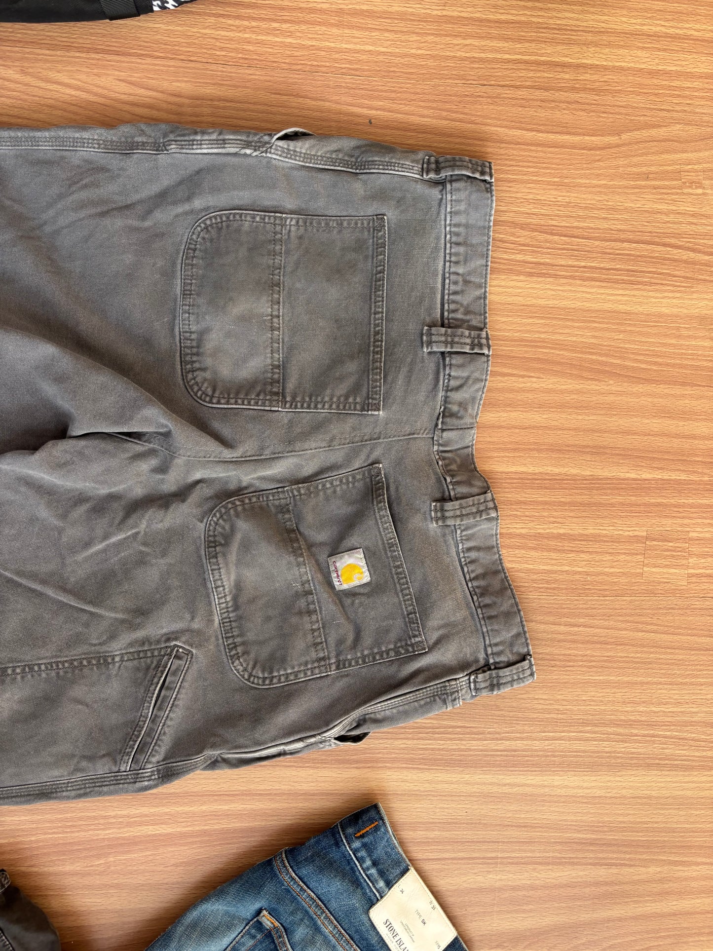 carhartt grey carpenter pants