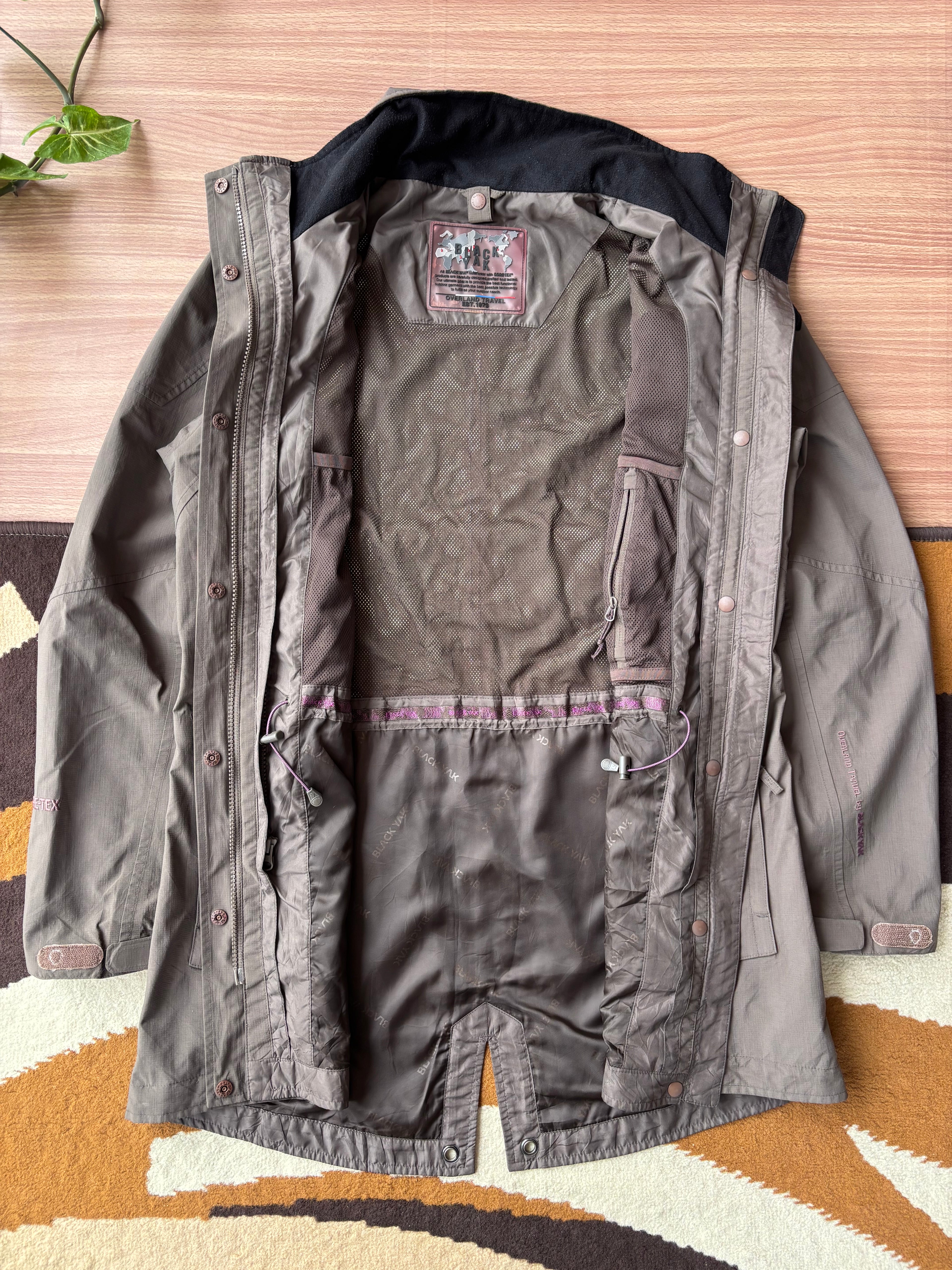 BlackYak GoreTex Overland Travel Long Coat (S-M)