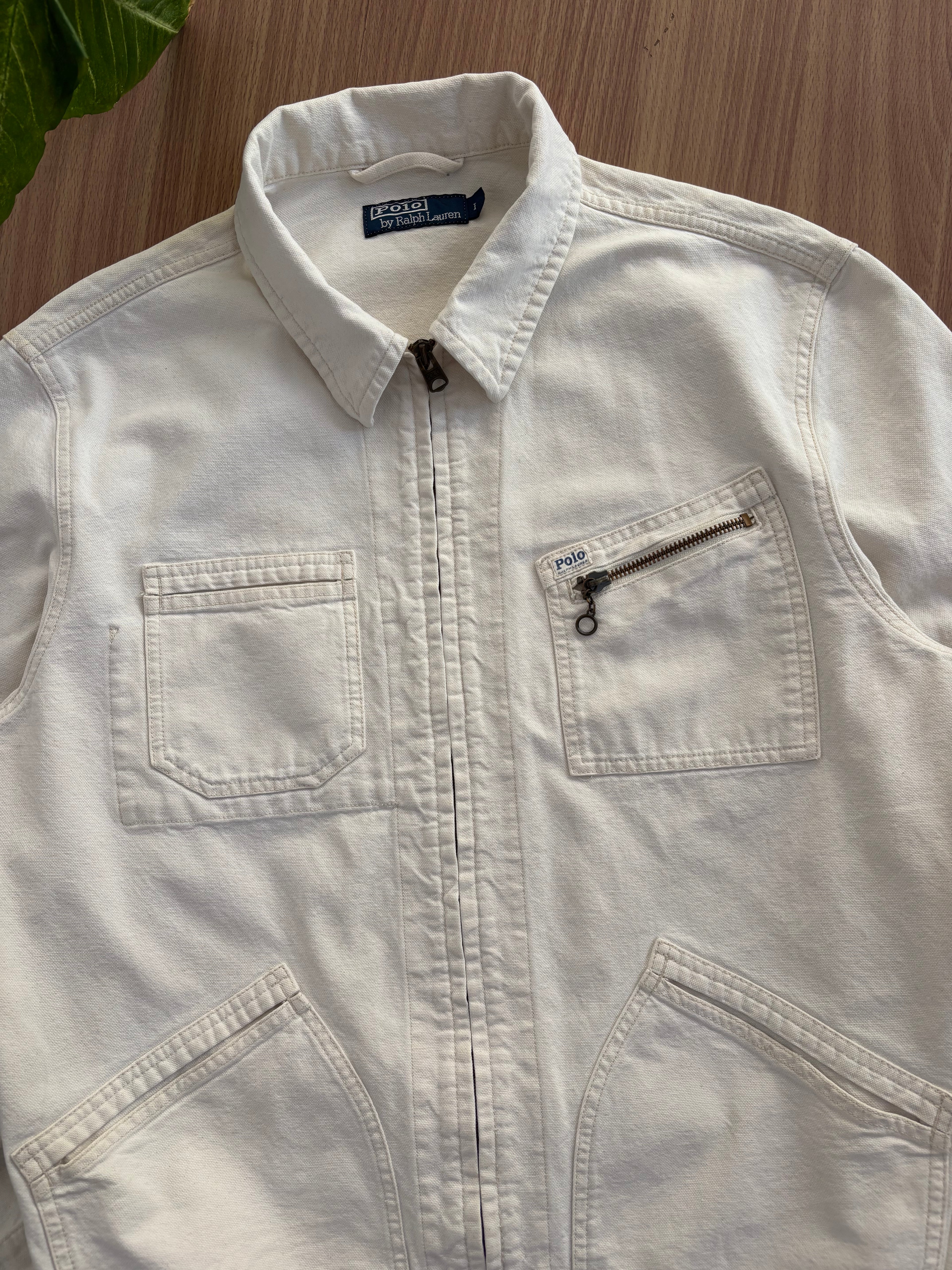 Vintage 90s Polo Ralph Lauren Canvas Utility Jacket