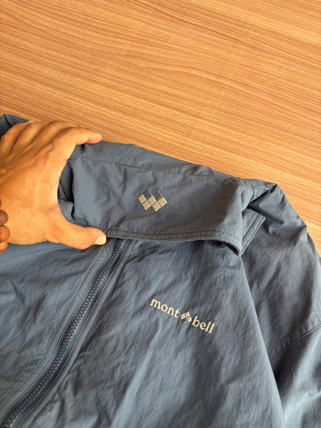 Vintage montbell fleece lined bomber (M-L)