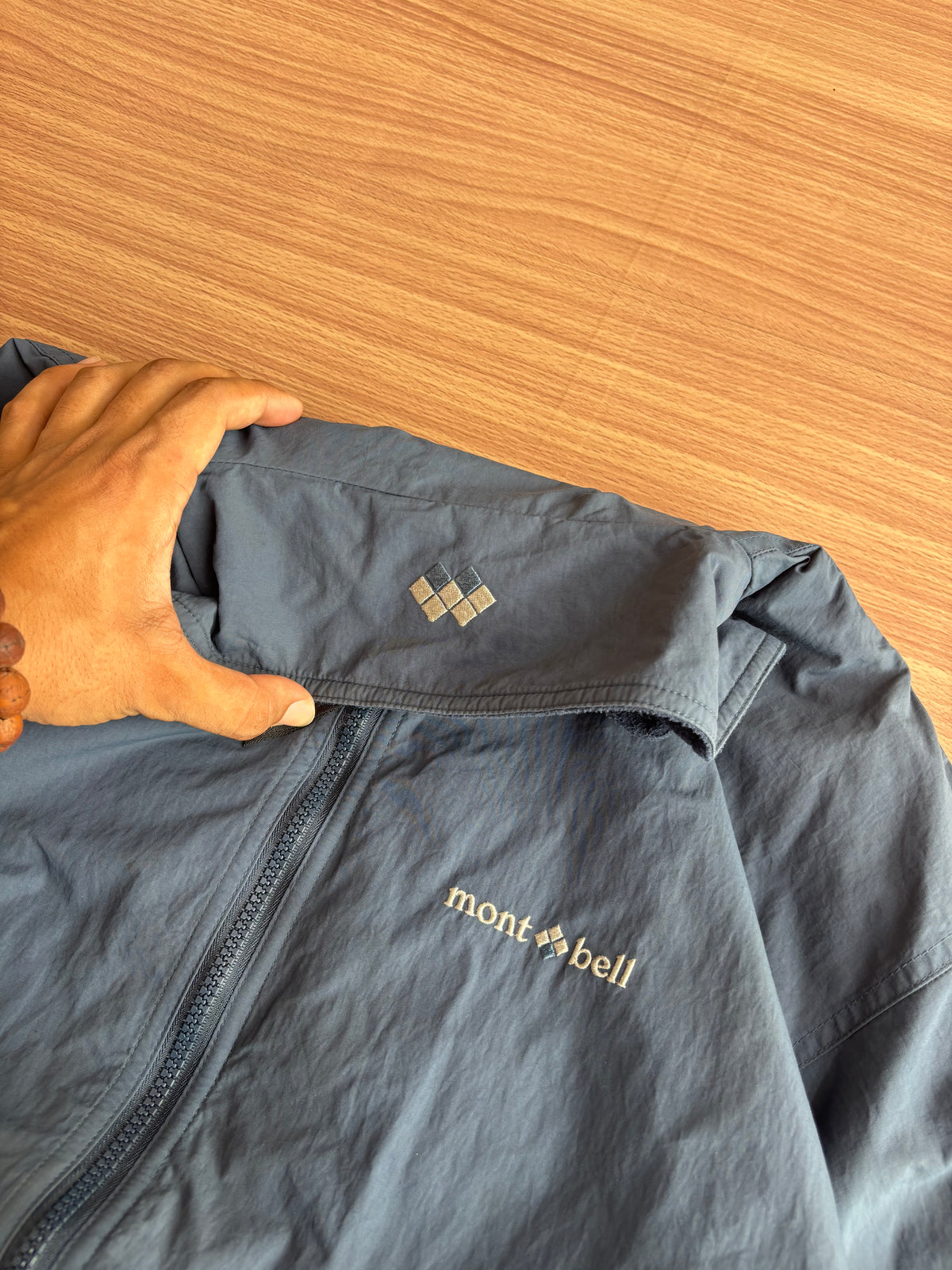 Vintage montbell fleece lined bomber (M-L)