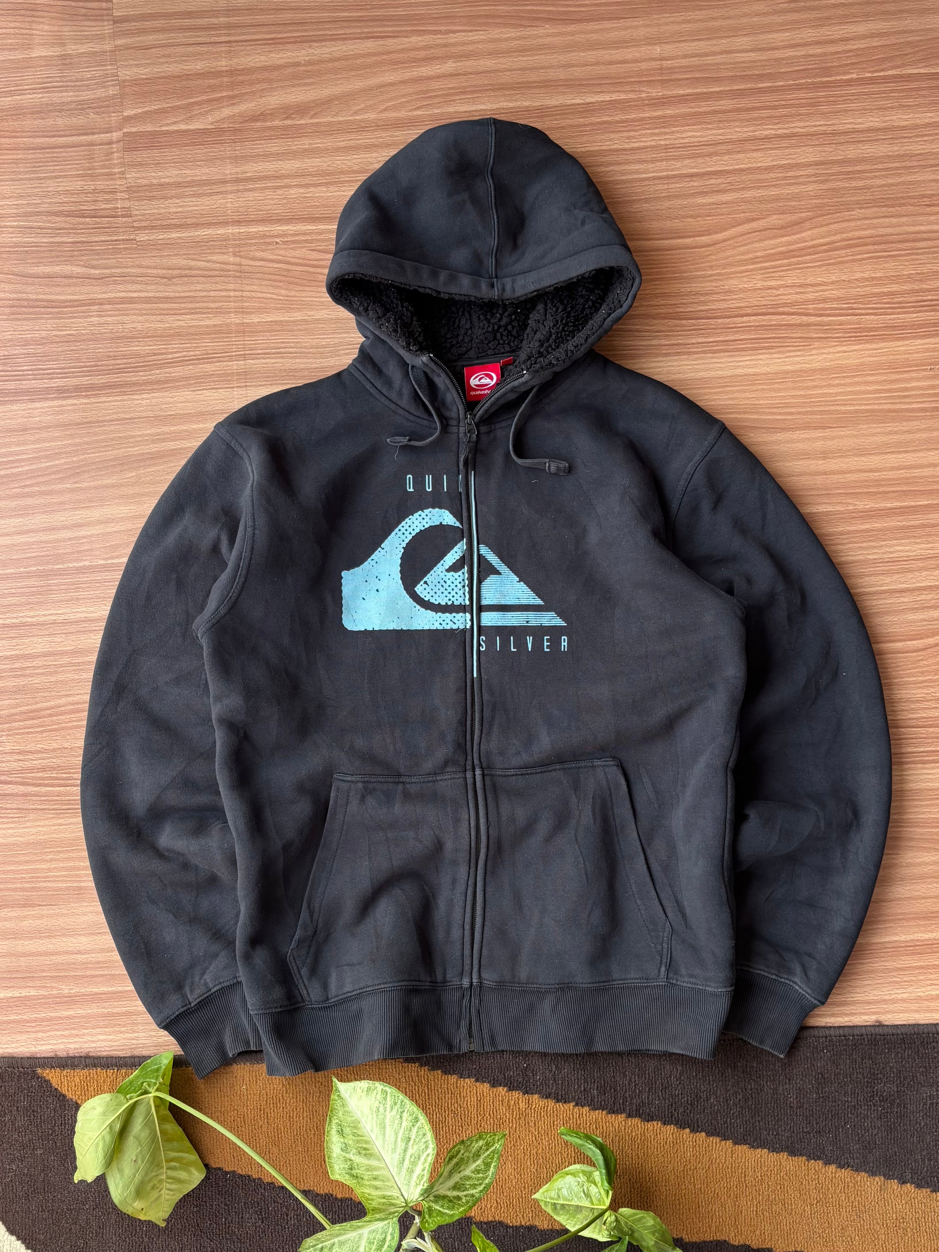 Quiksilver heavy fleece lined hood