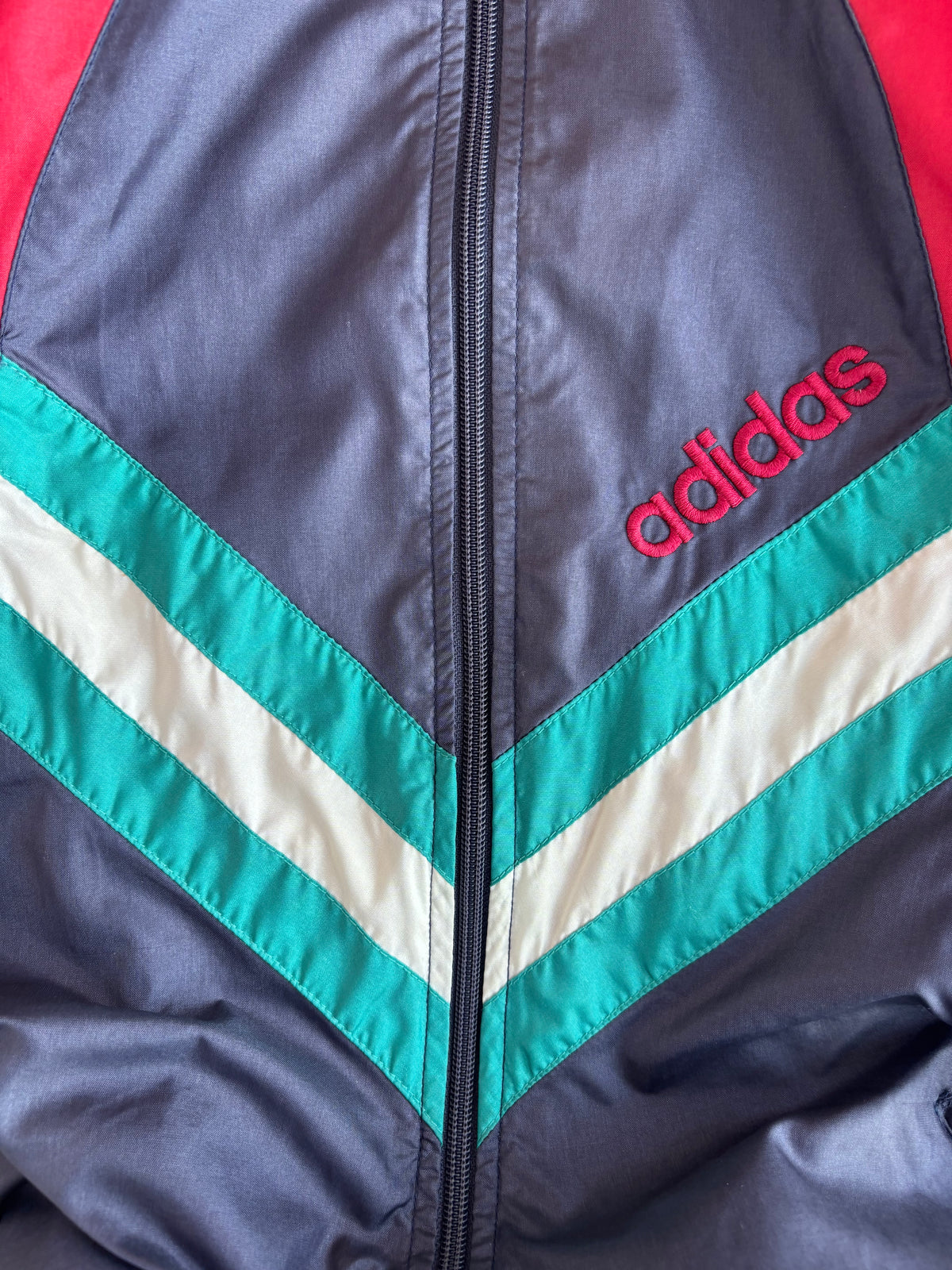 Vintage 1992 Adidas Geometric Colorblock jacket