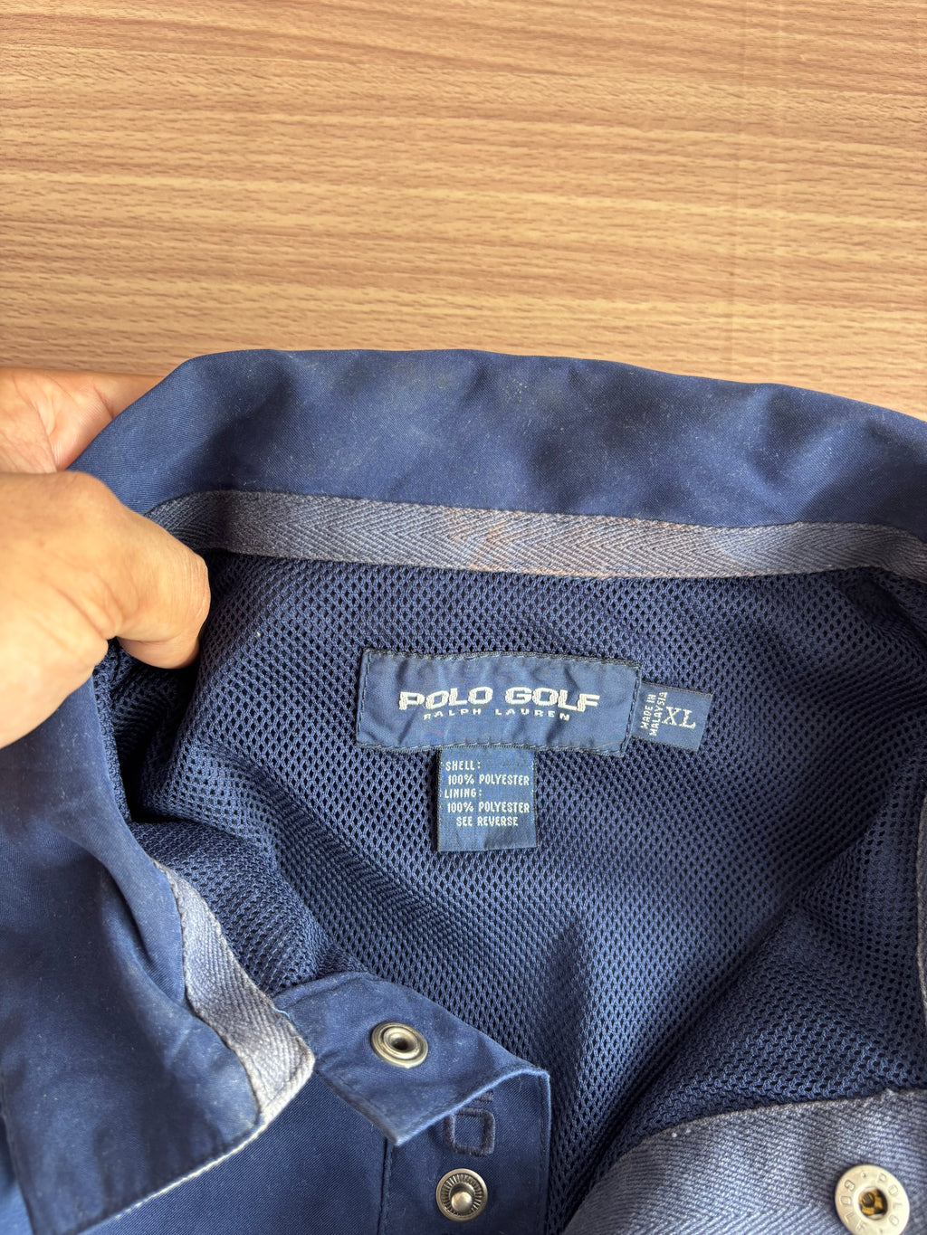 Polo Golf Snap Neck Windbreaker (L-XL)