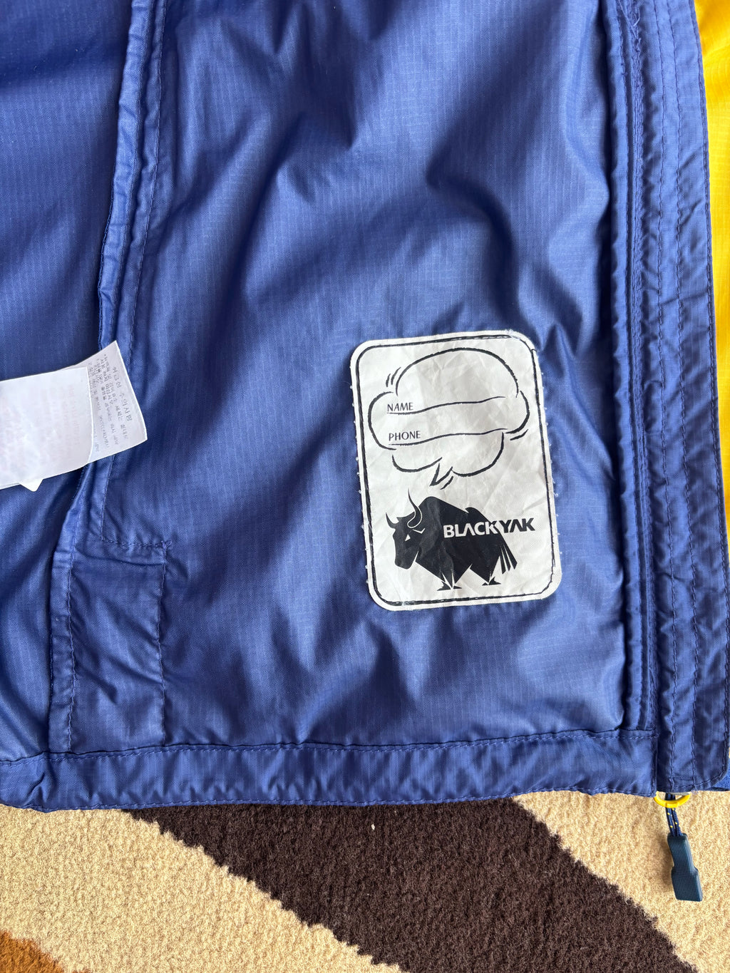 Black Yak Ultralight shell (XS)
