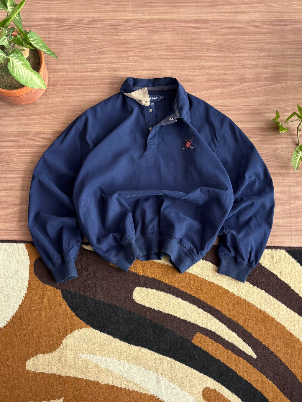 Polo Golf Snap Neck Windbreaker (L-XL)