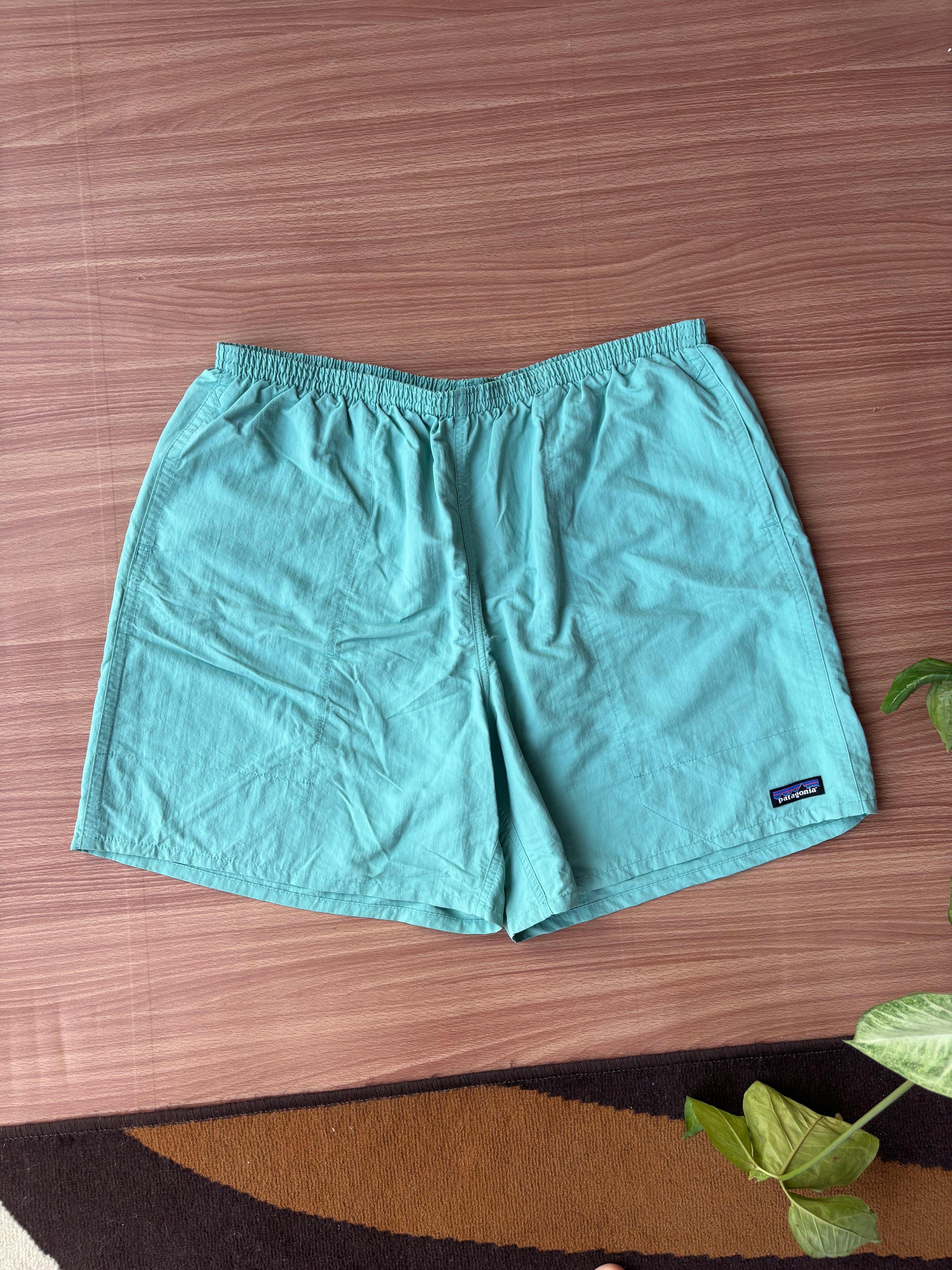 Patagonia turquoise shorts