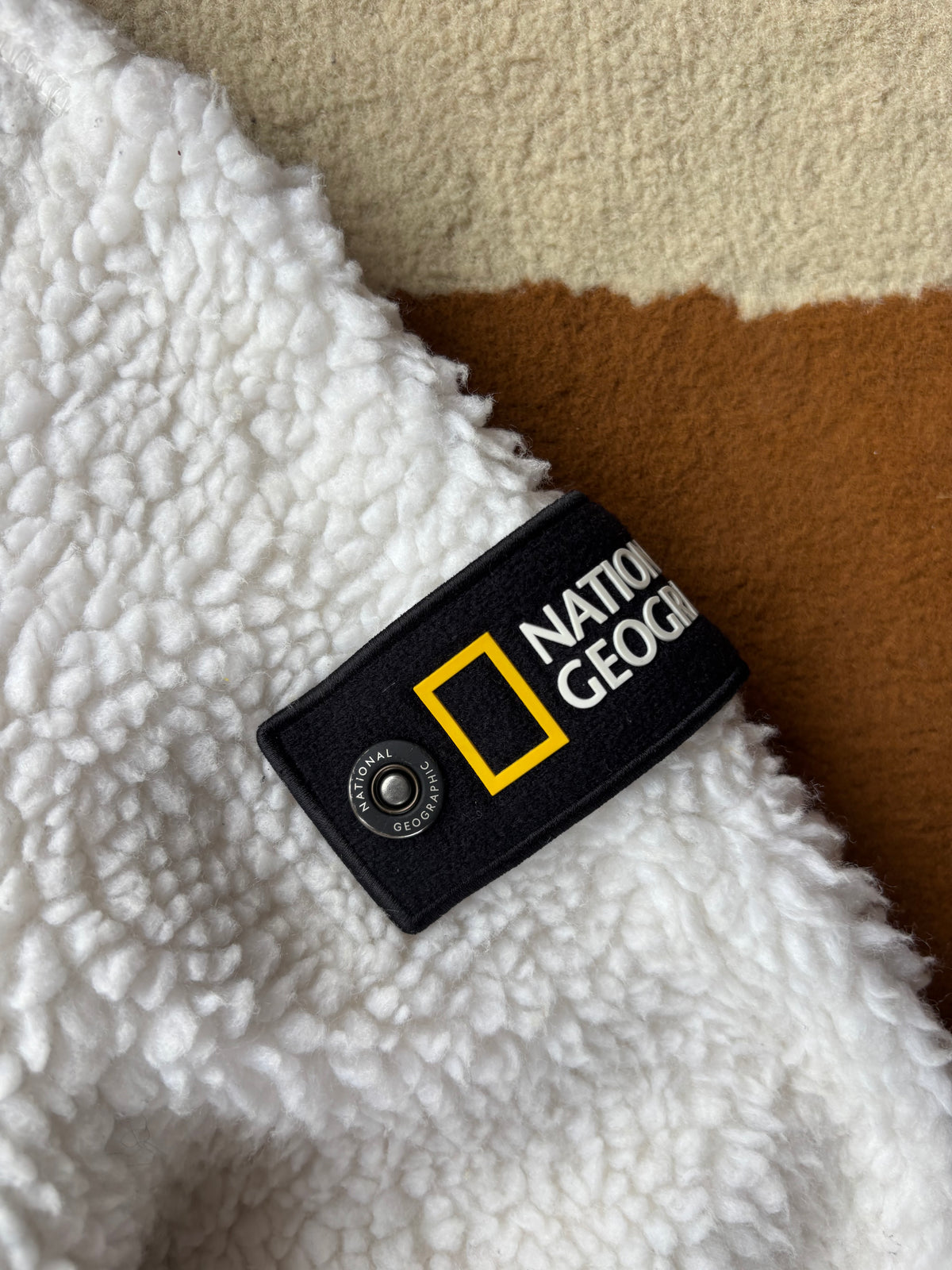 National Geographic sherpa fleece hoodie (S)