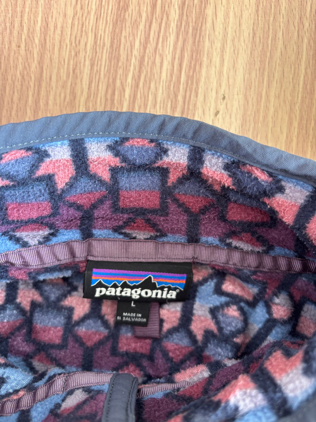 1995 Patagonia Abnormal print fleece