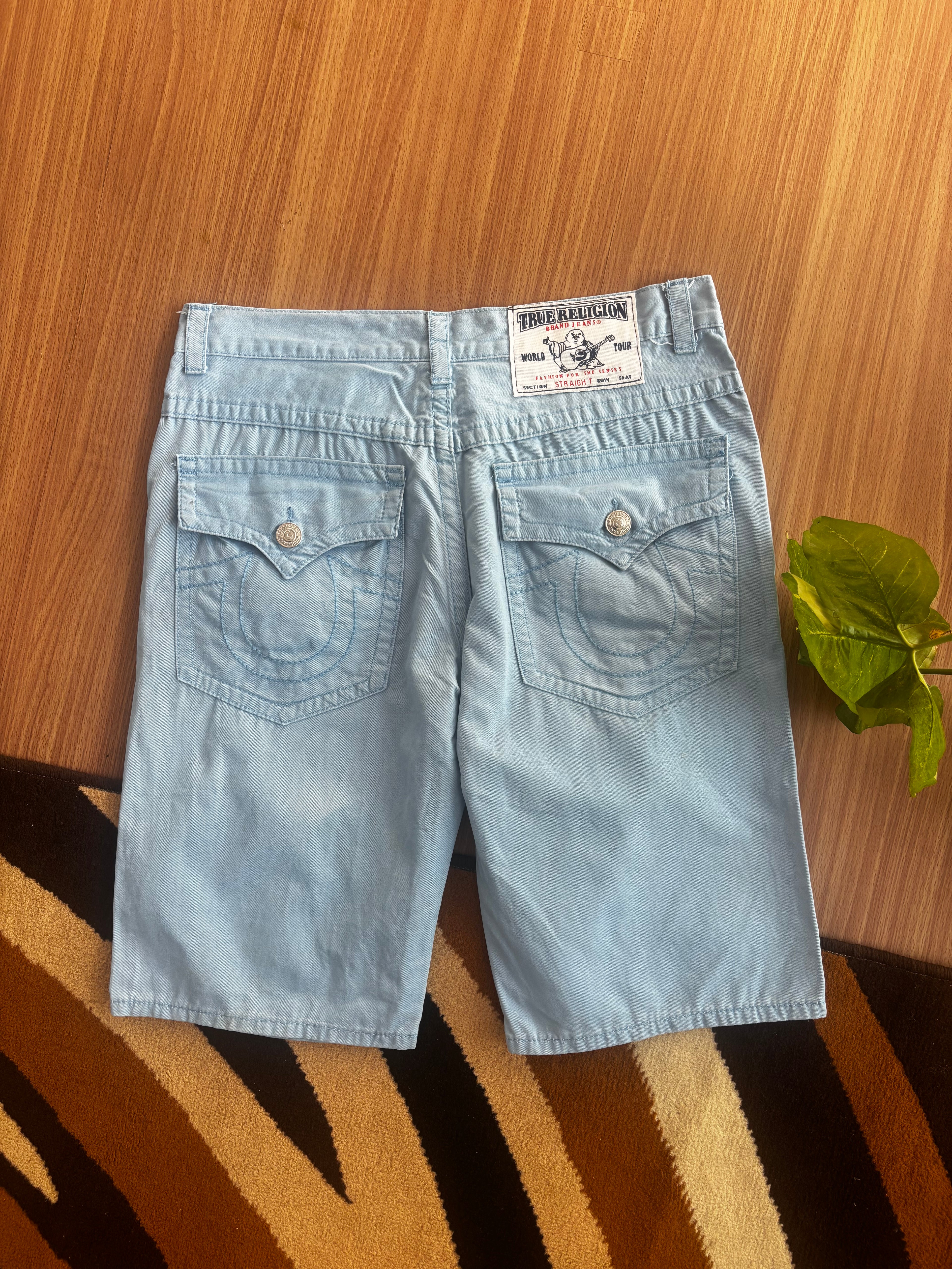 True Relegion denim shorts (M-L)