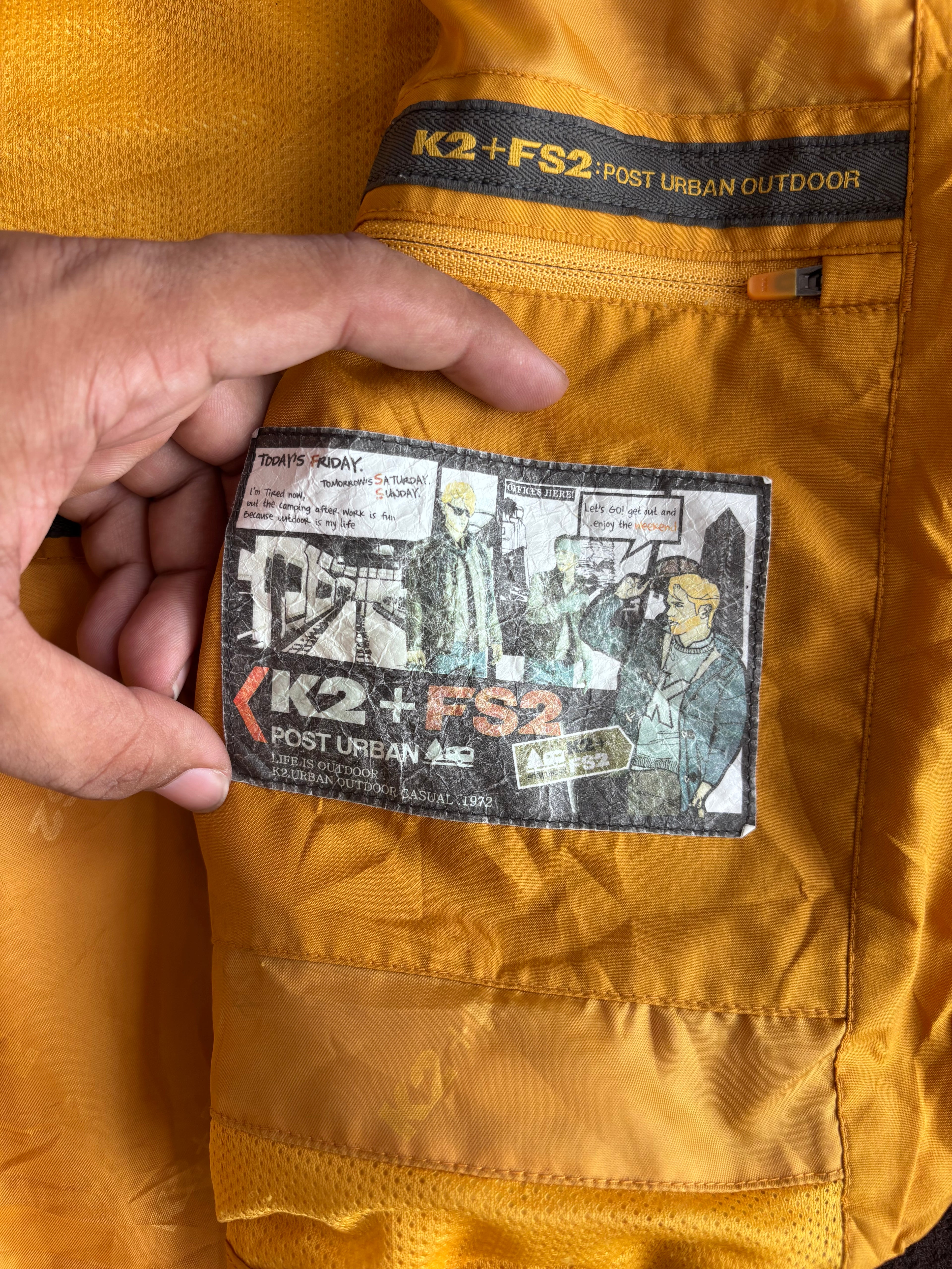 K2 x FS2 gore post urban jacket(M-L)