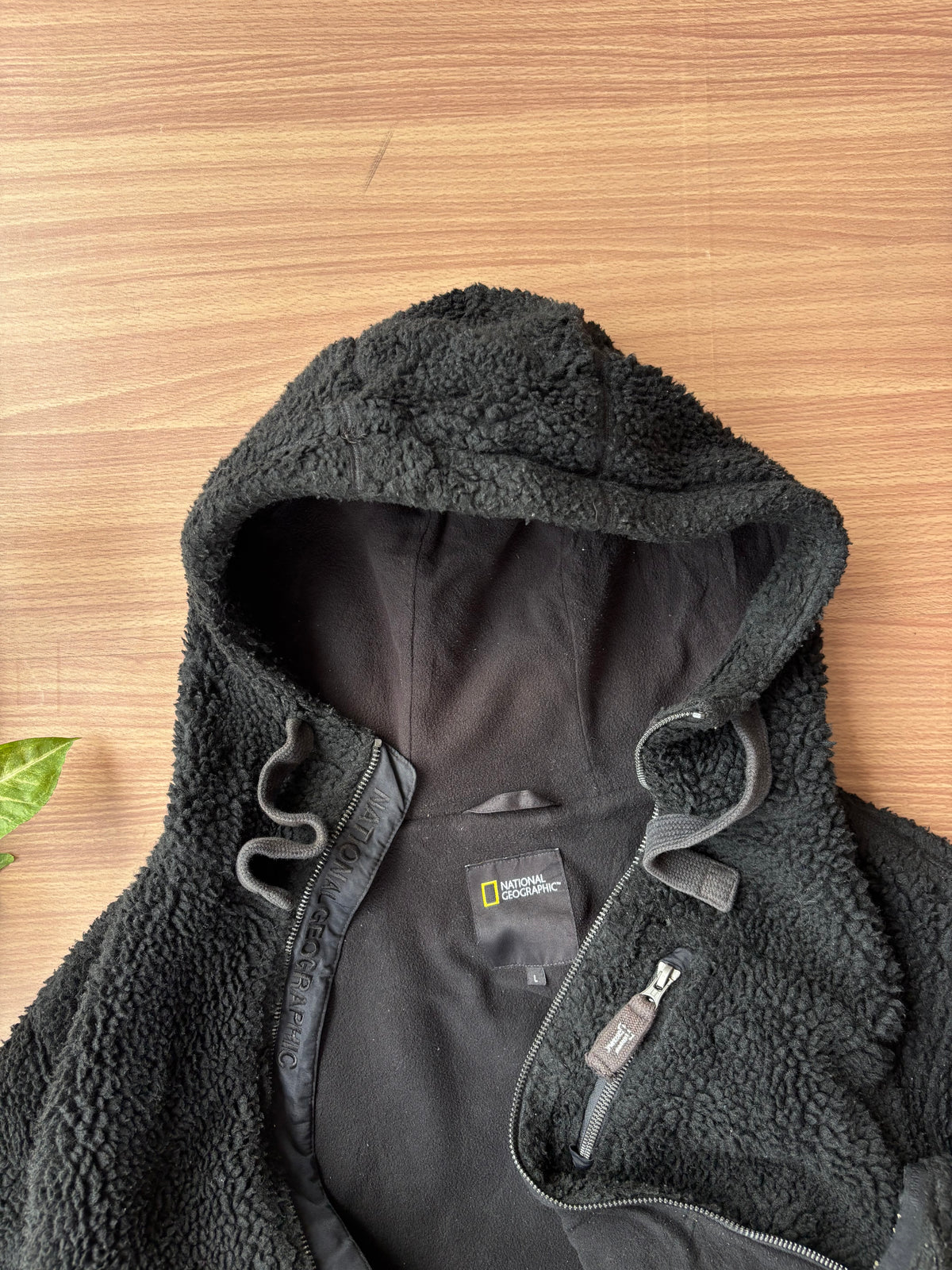 National Geographic heavy fleece hoodie (M)