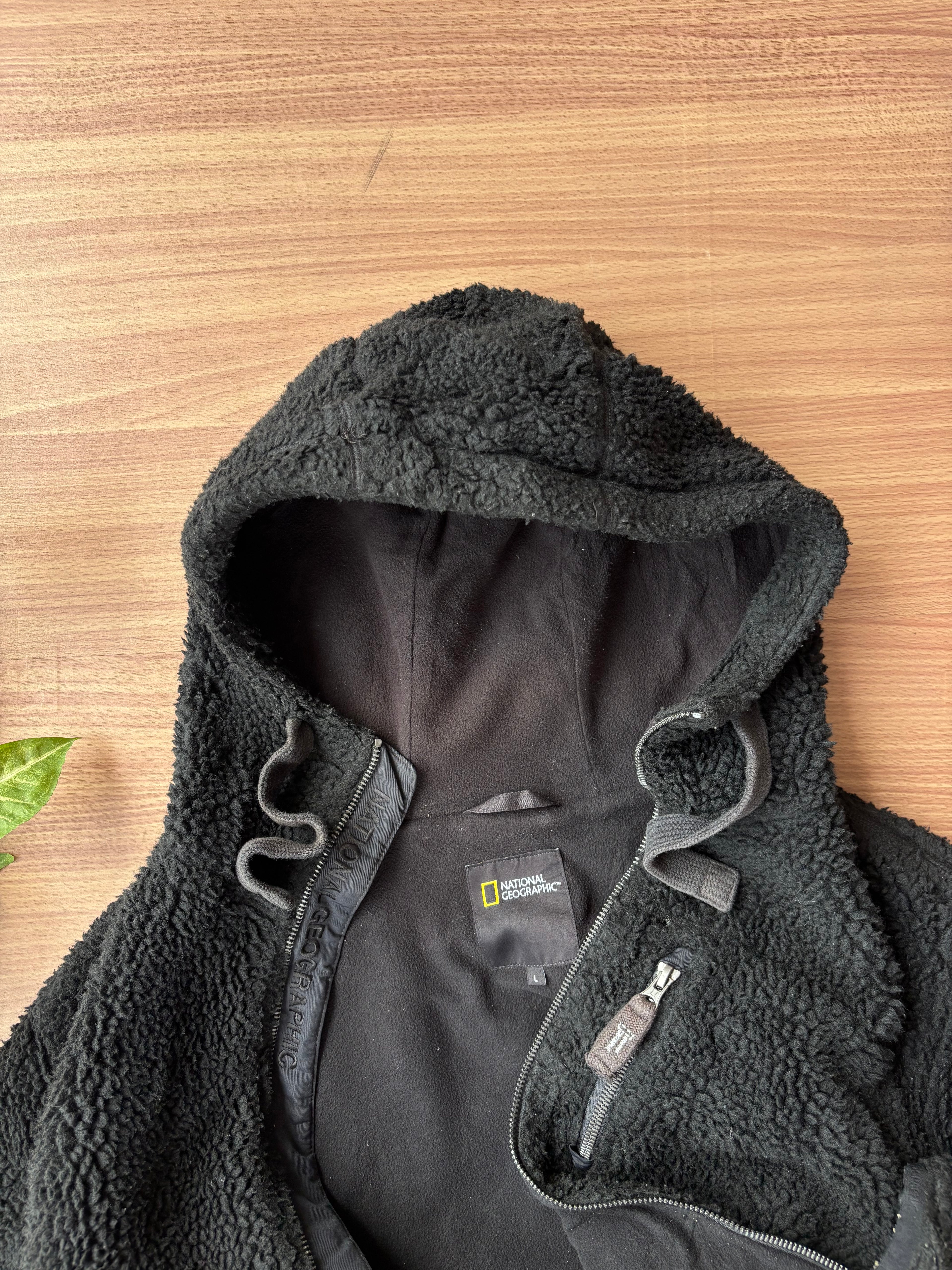 National Geographic heavy fleece hoodie (M)