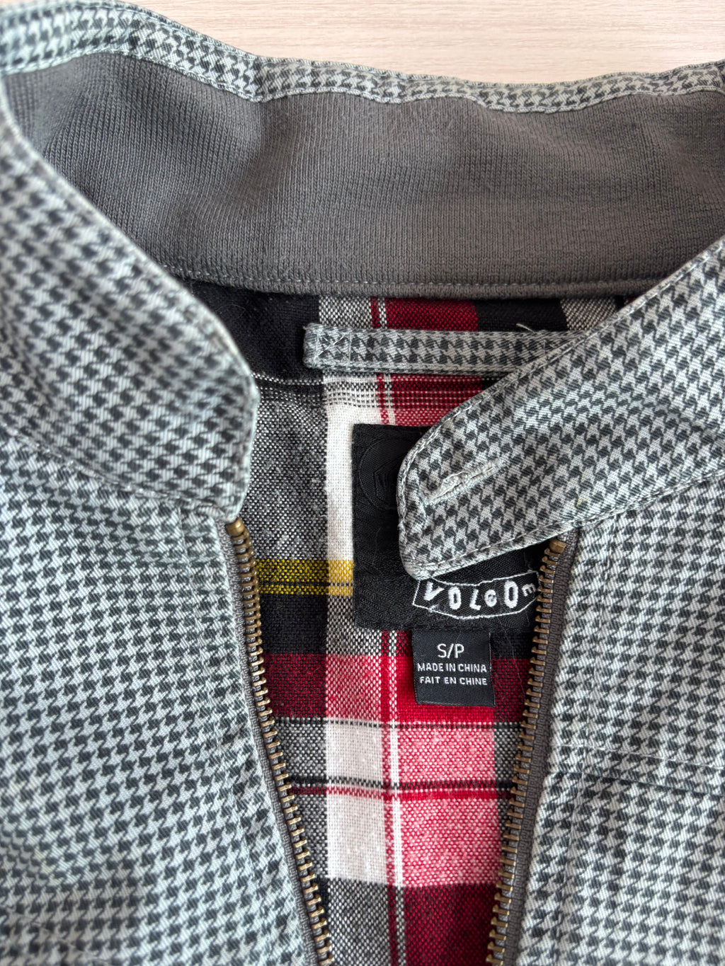 Volcom jacket flannel lined(M)