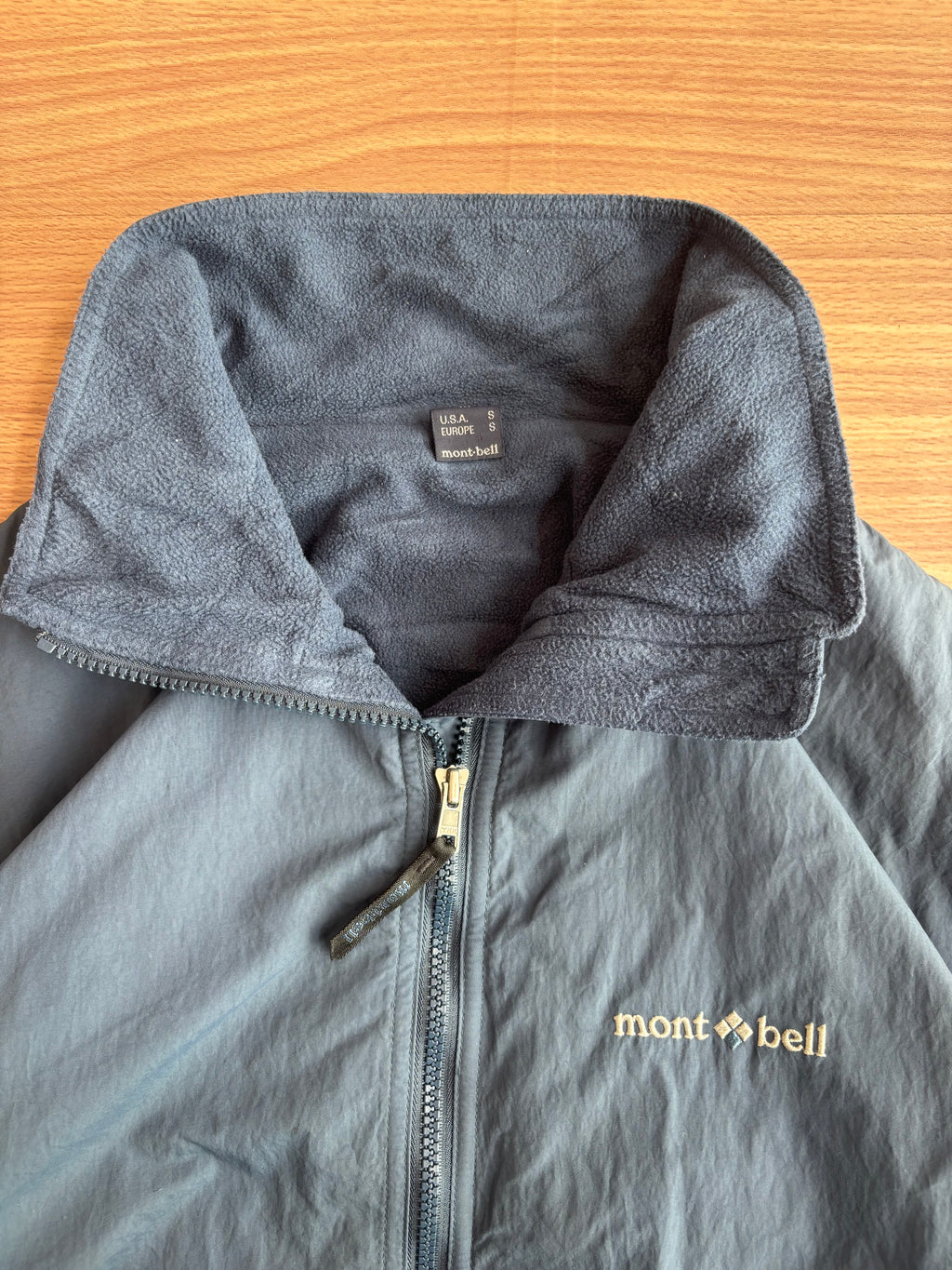 Vintage montbell fleece lined bomber (M-L)