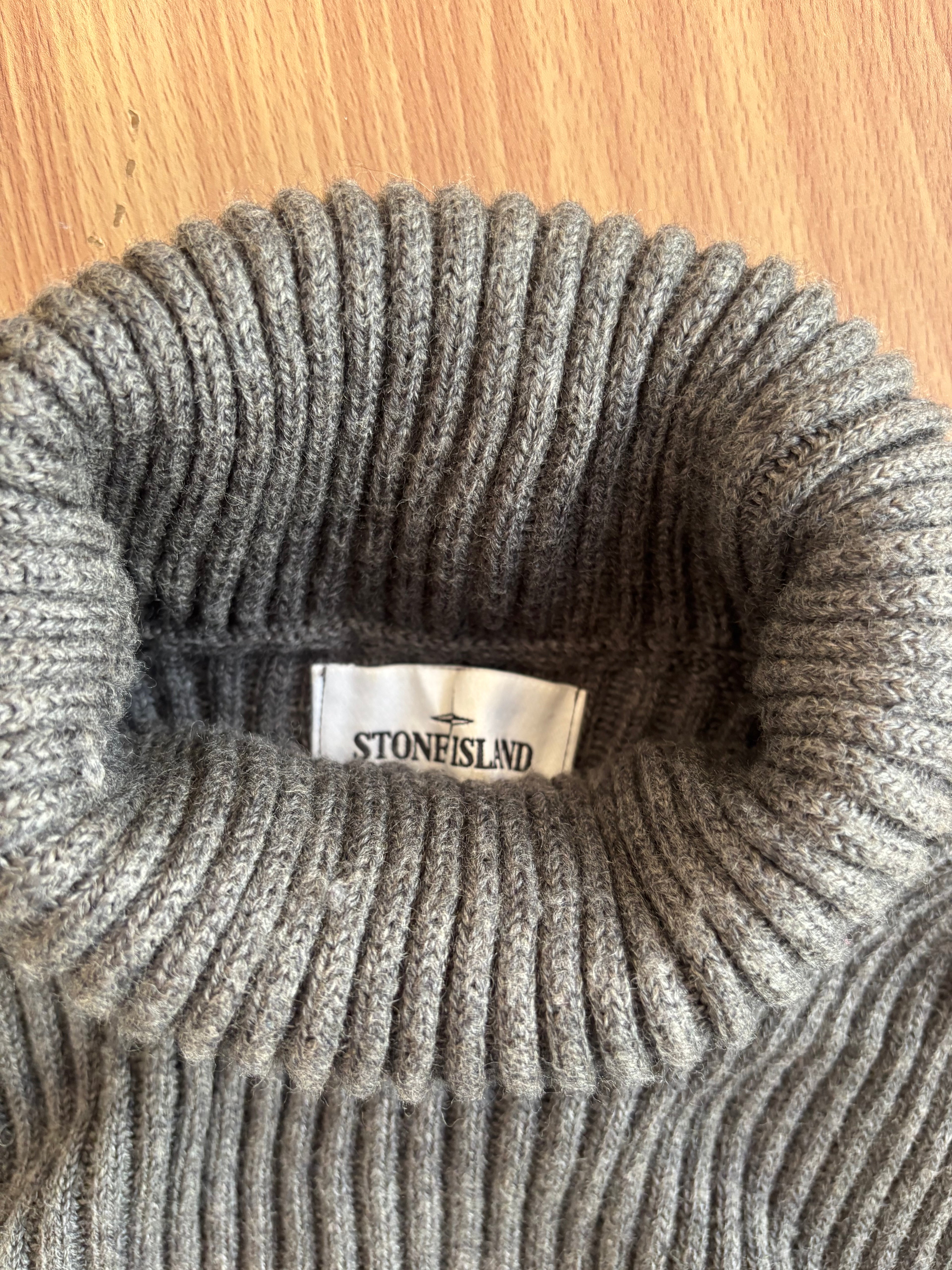 Stone Island AW14 Heavy Ribbed Wool Turtleneck