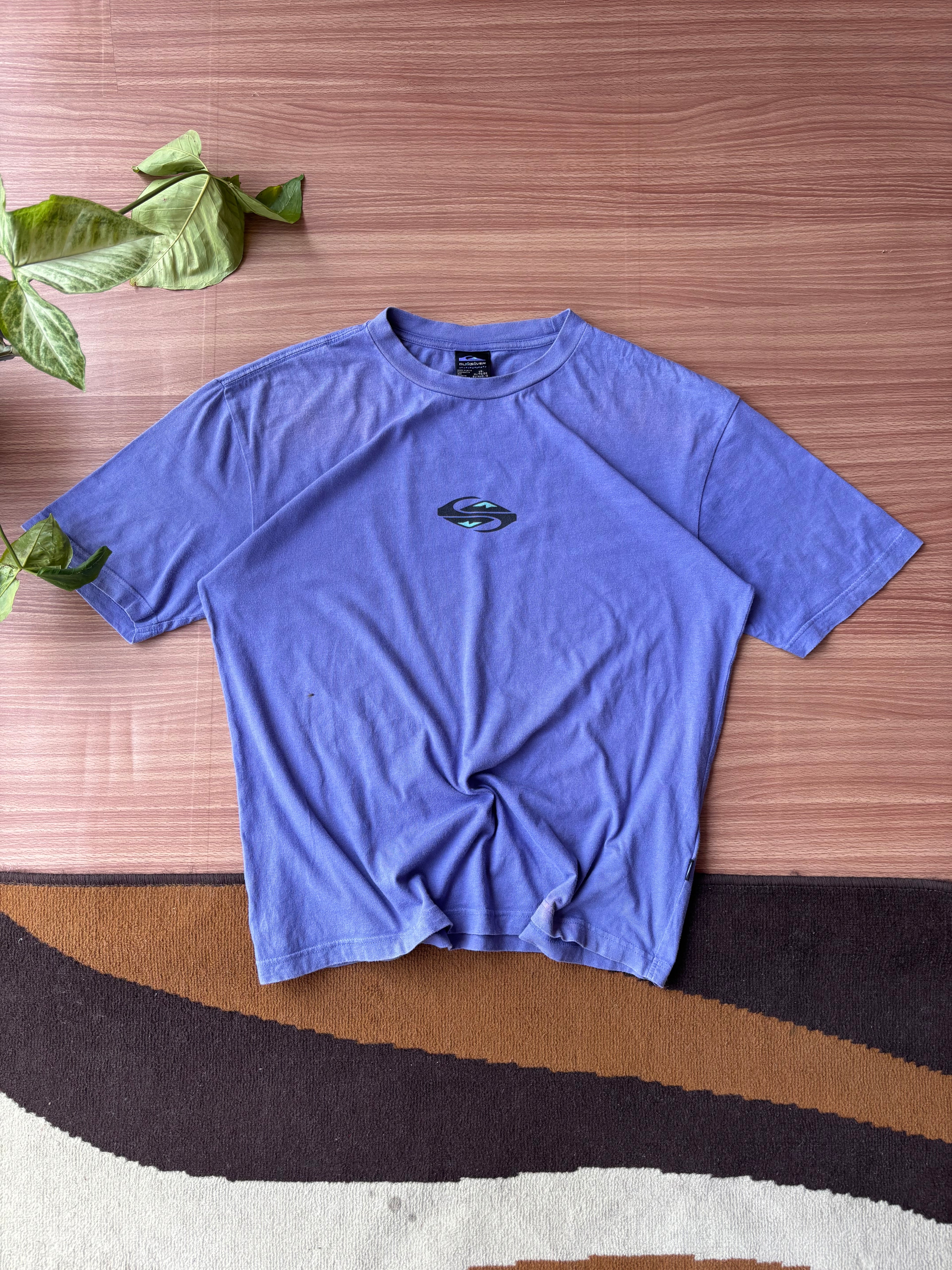 Quiksilver mid logo tee(M/L)