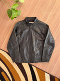Quiksilver "Silver Edition" Leather Moto Jacket