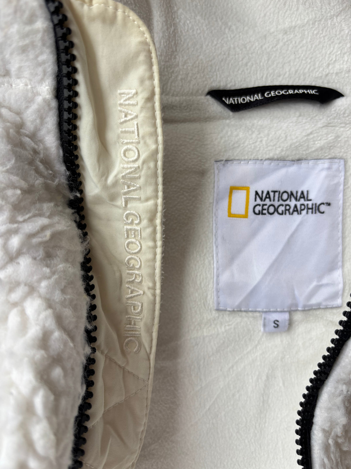 National Geographic sherpa fleece hoodie (S)