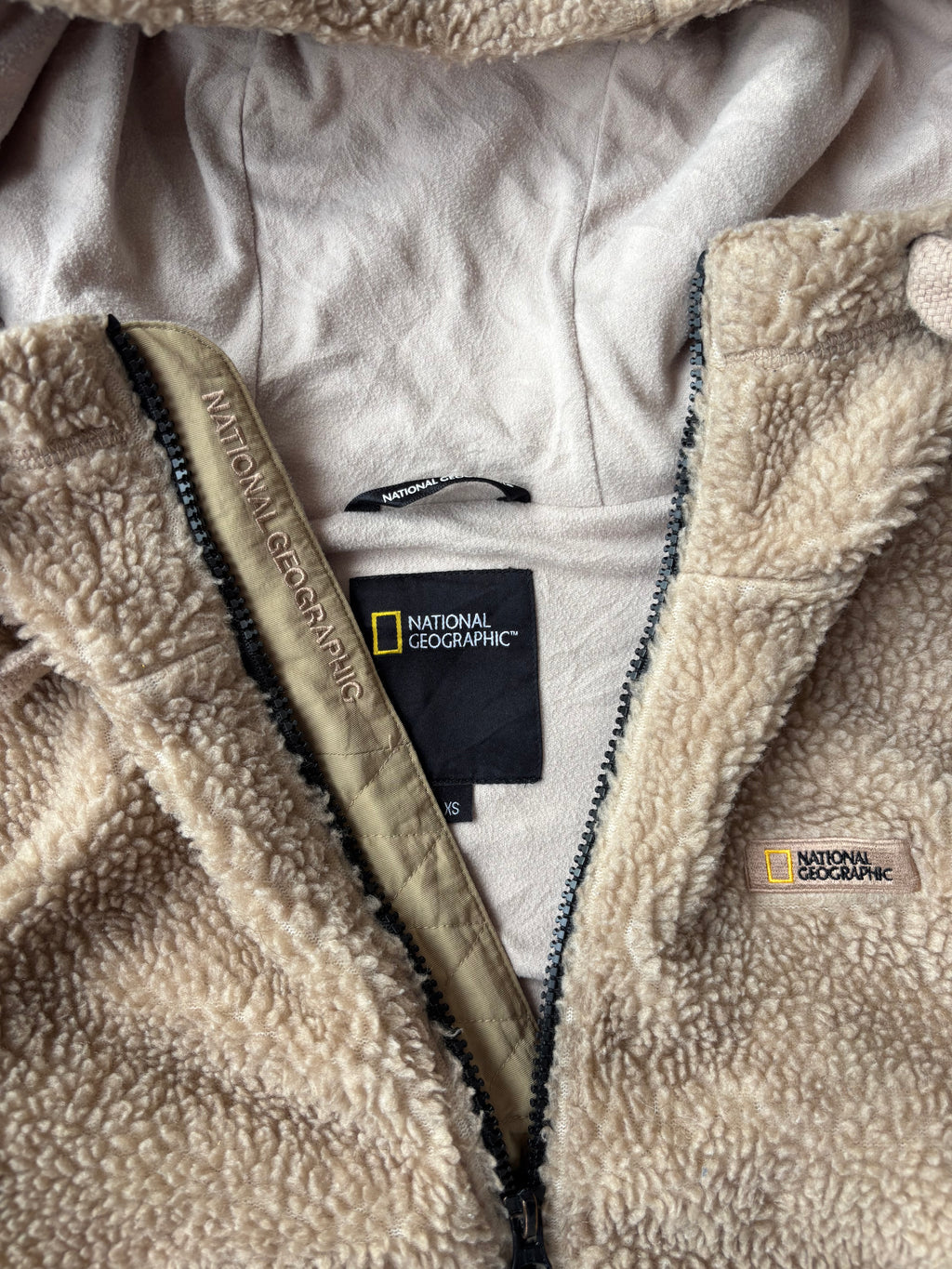 National Geographic Sherpa hooded fleece (S)