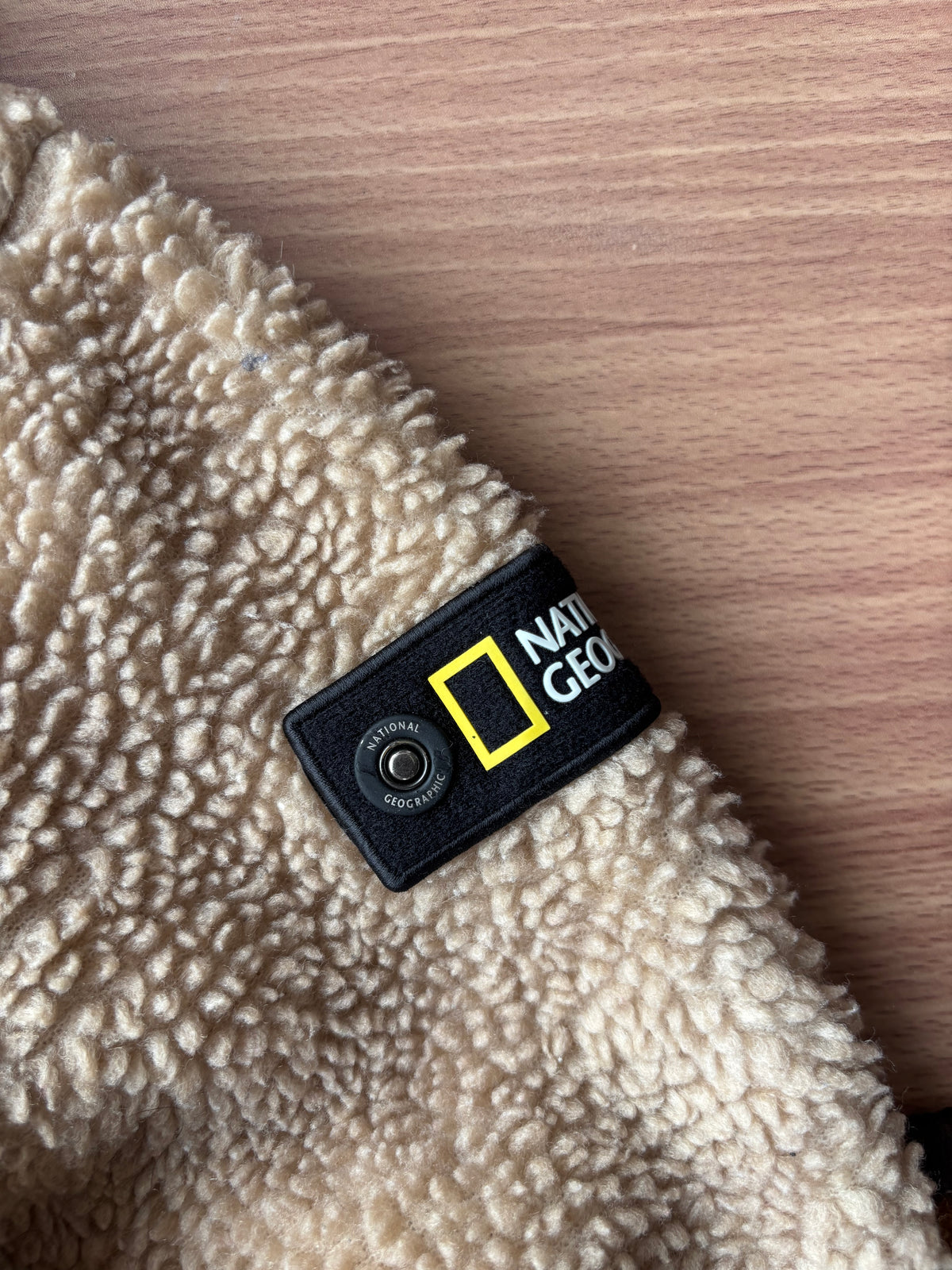 National Geographic Sherpa hooded fleece (S)