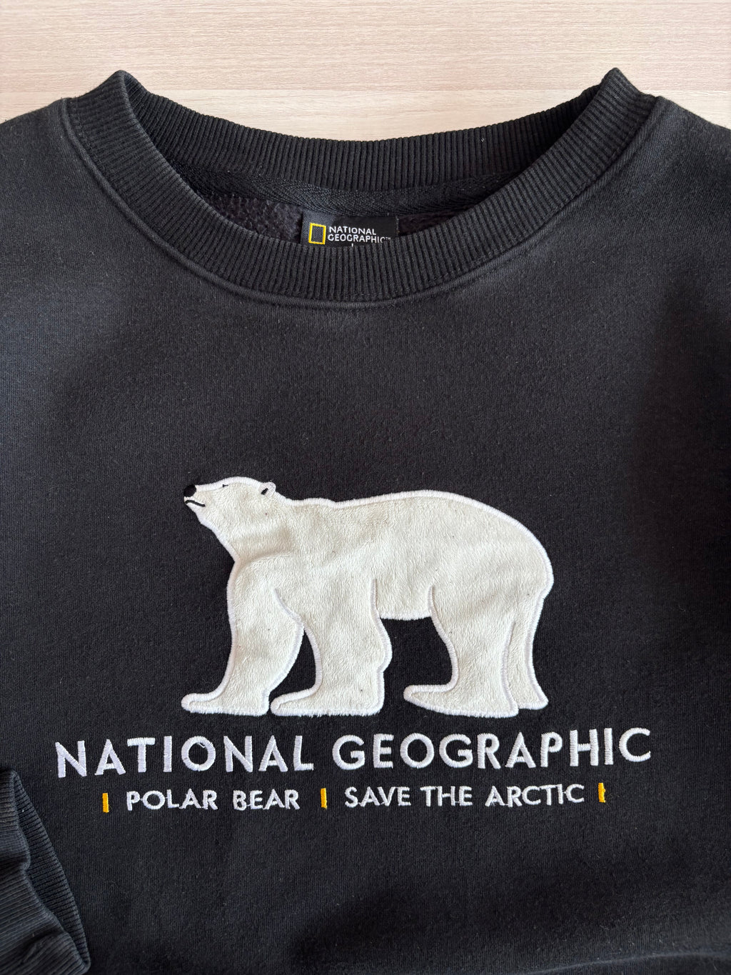 Nat Geo Polar bear sweatshirt (S)