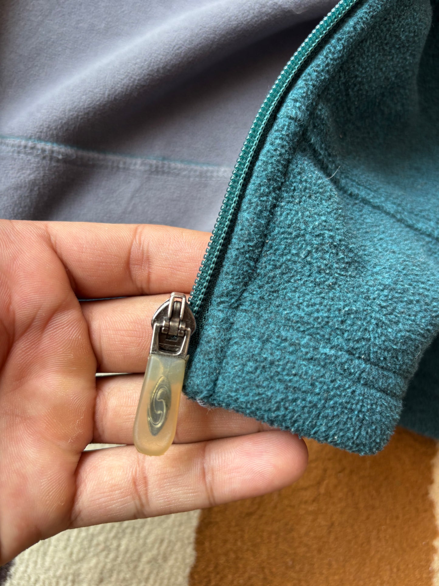 Retro Salomon colorblock Heavy fleece
