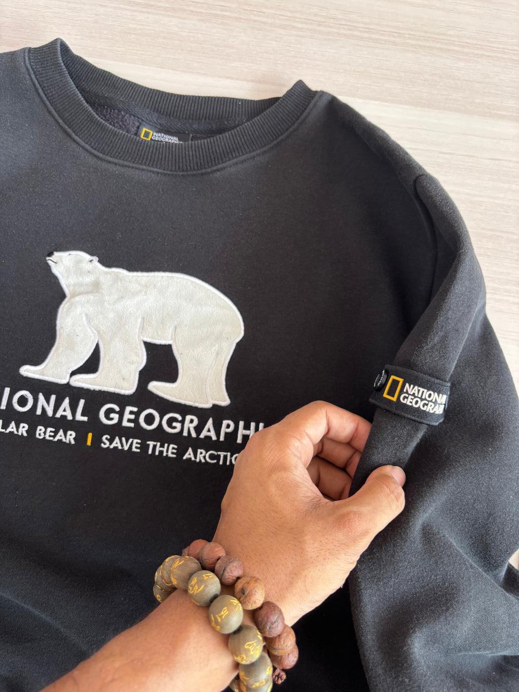 Nat Geo Polar bear sweatshirt (S)