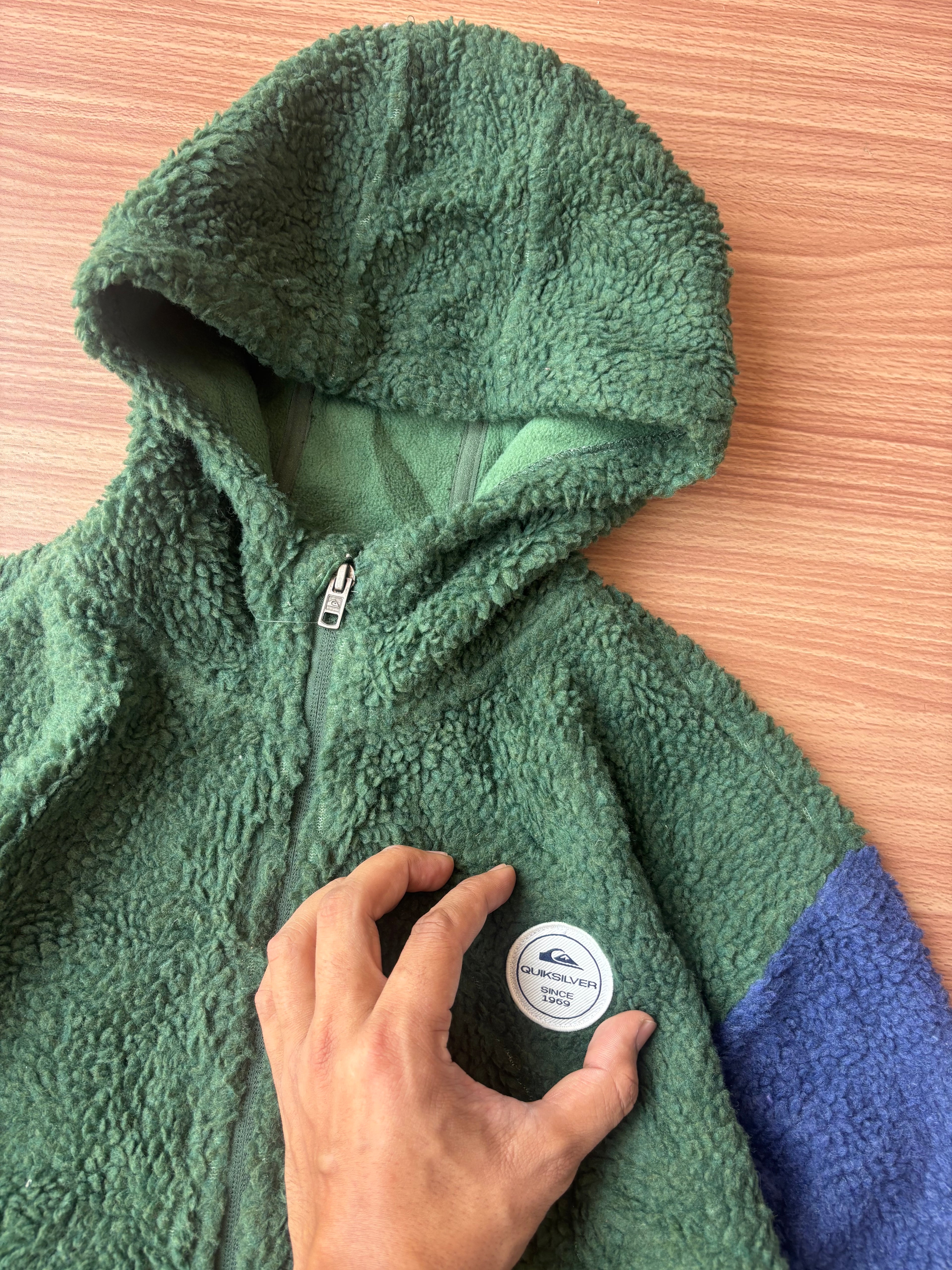 Quiksilver sherpa hood midlayer