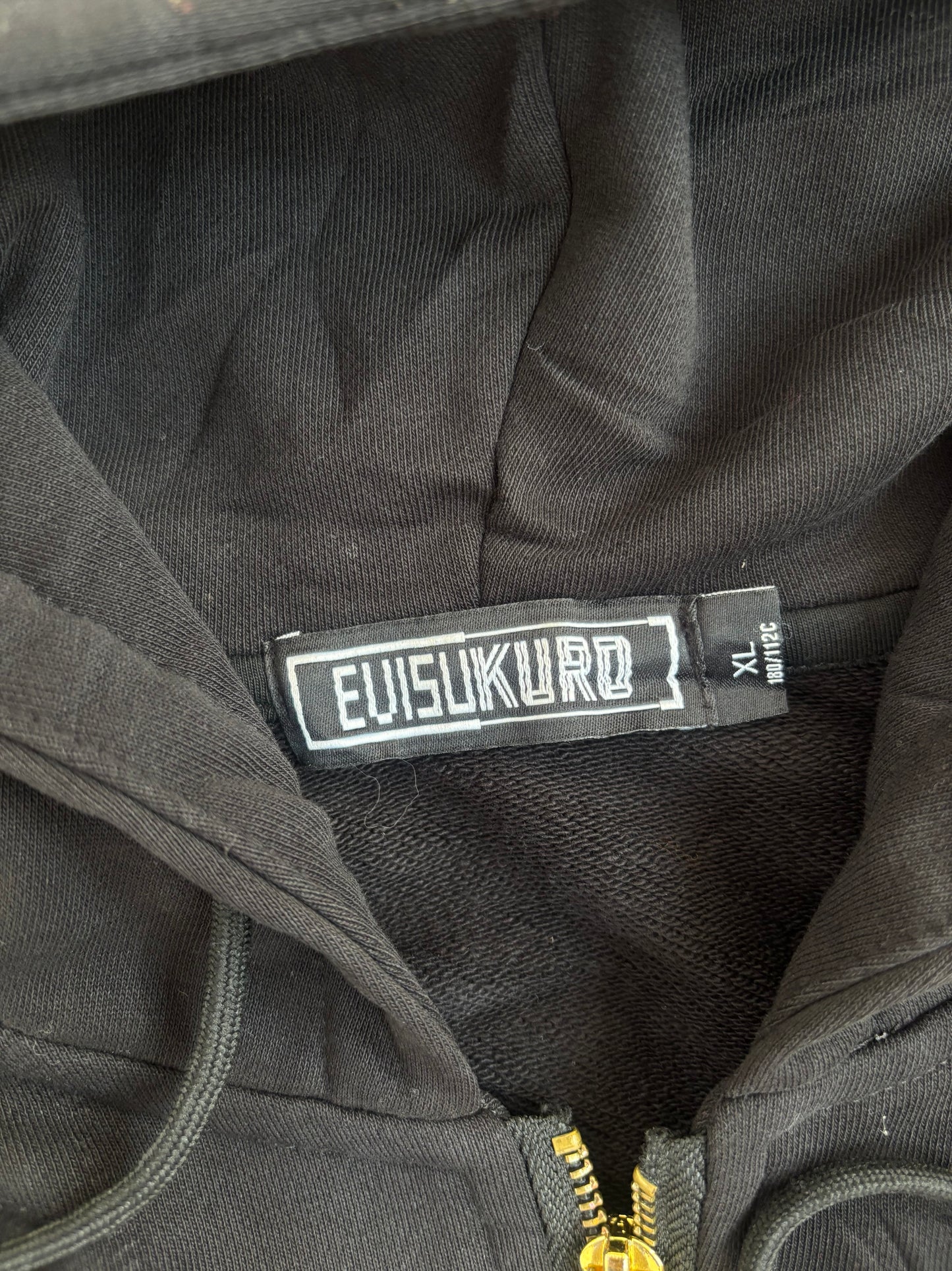 Authentic Evisu Kuro Gold Skull Rhinestone Bling