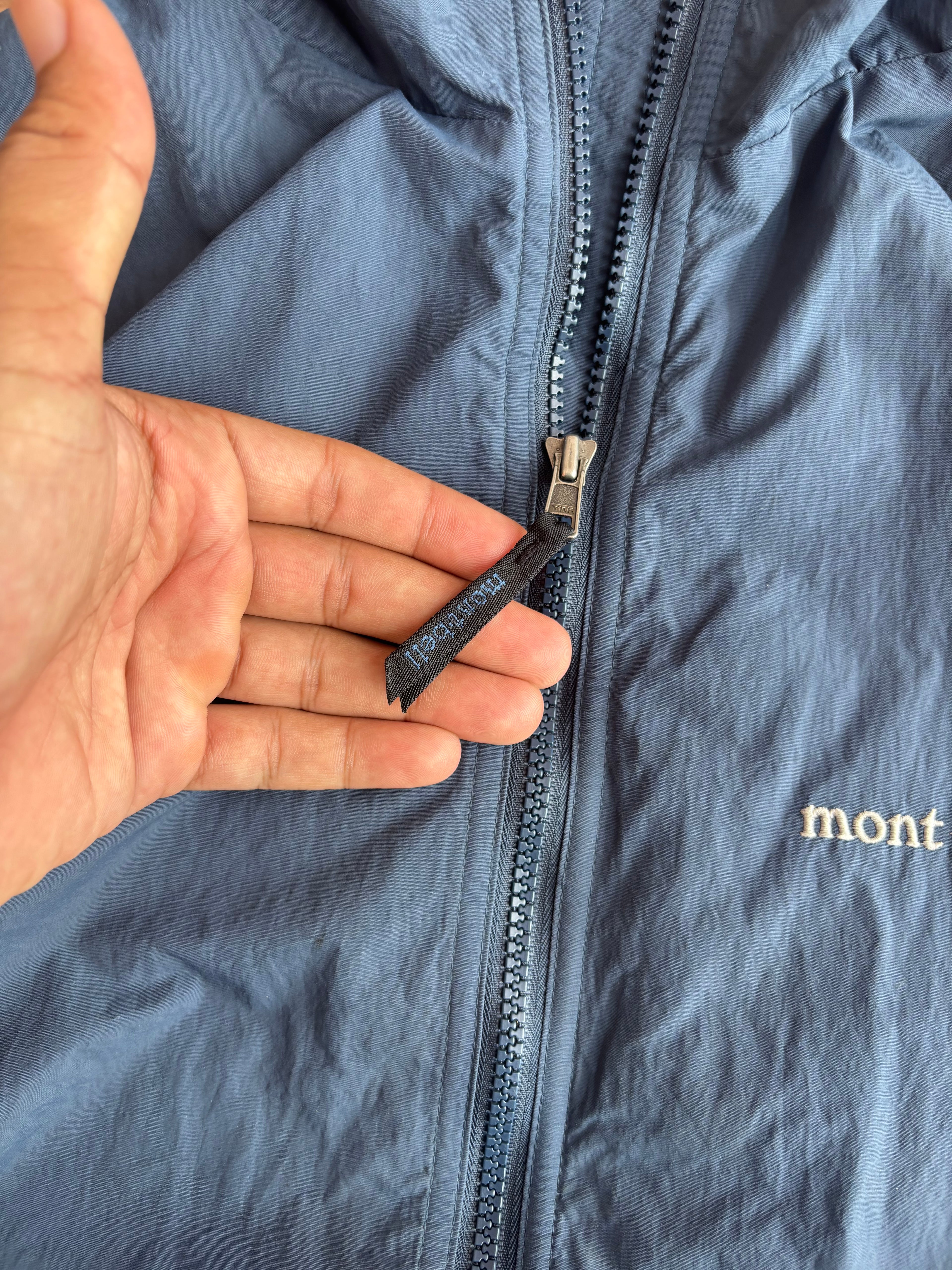 Vintage montbell fleece lined bomber (M-L)