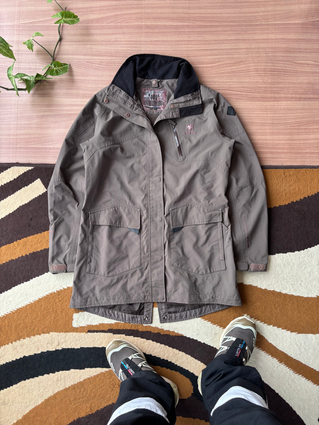 BlackYak GoreTex Overland Travel Long Coat (S-M)