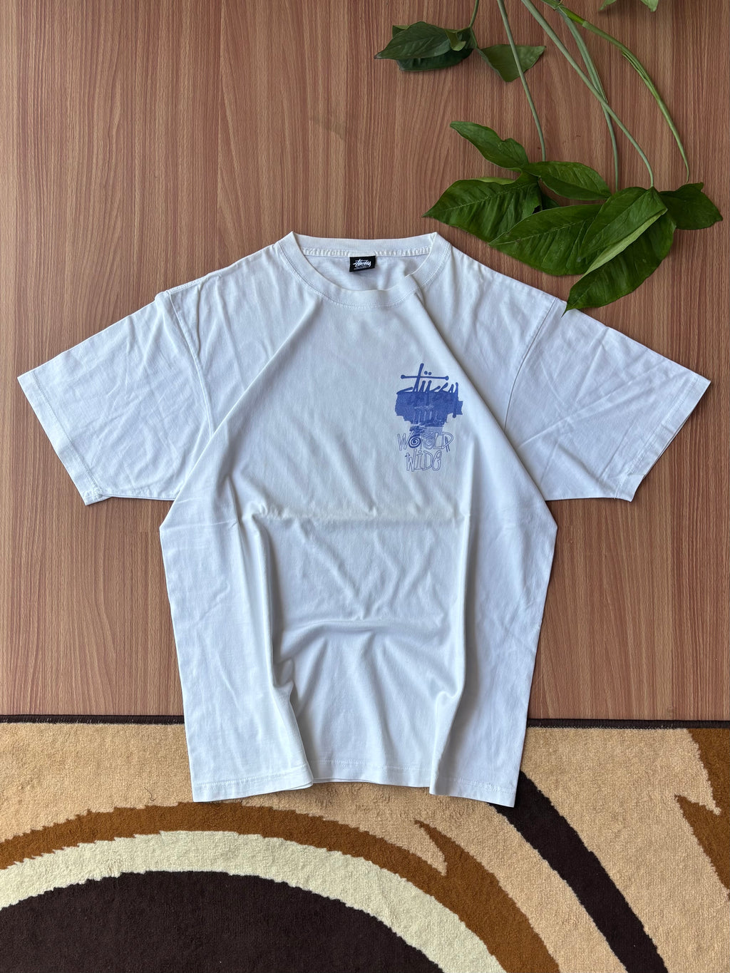 Stussy world wide thick tee