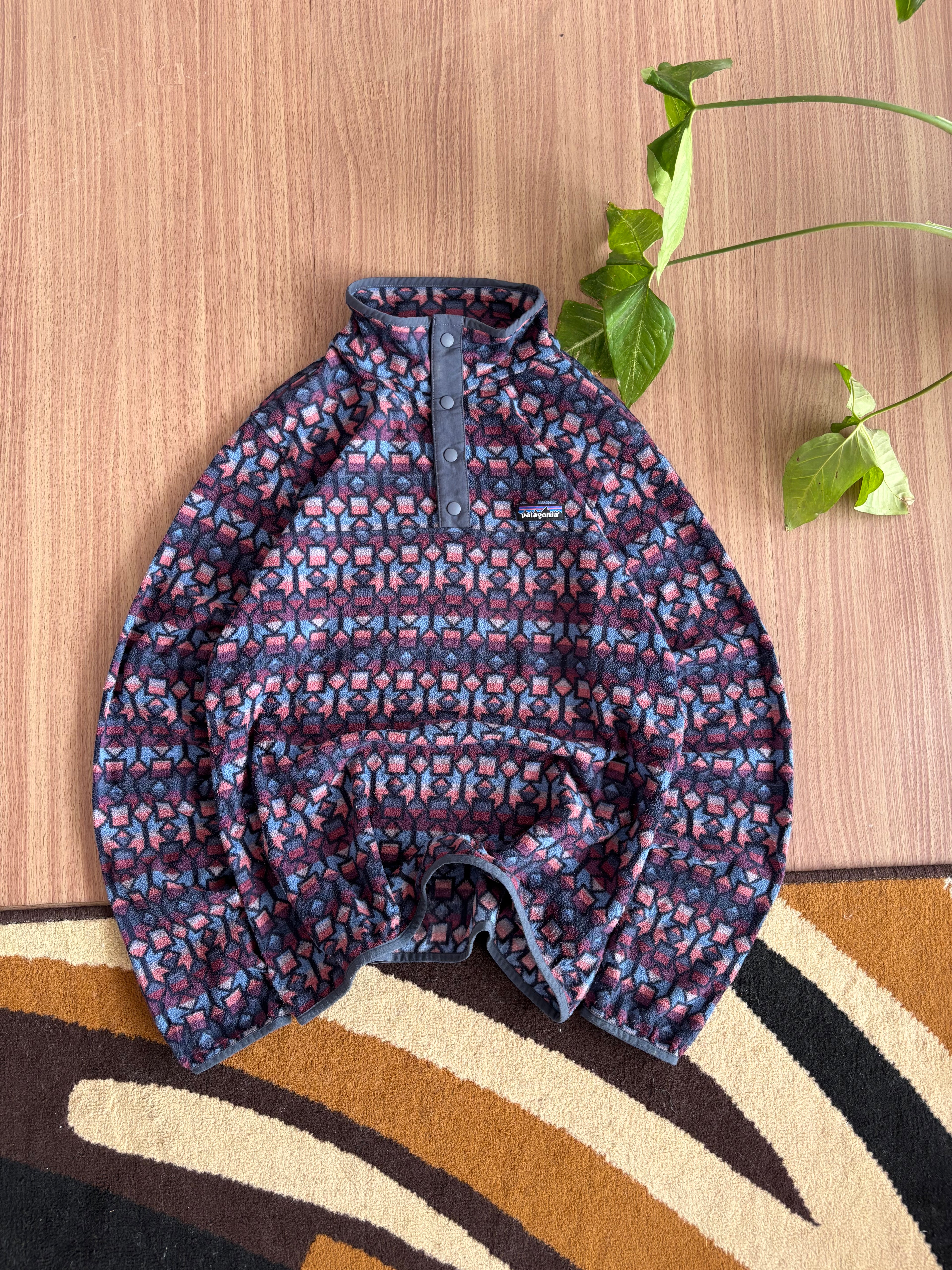 1995 Patagonia Abnormal print fleece