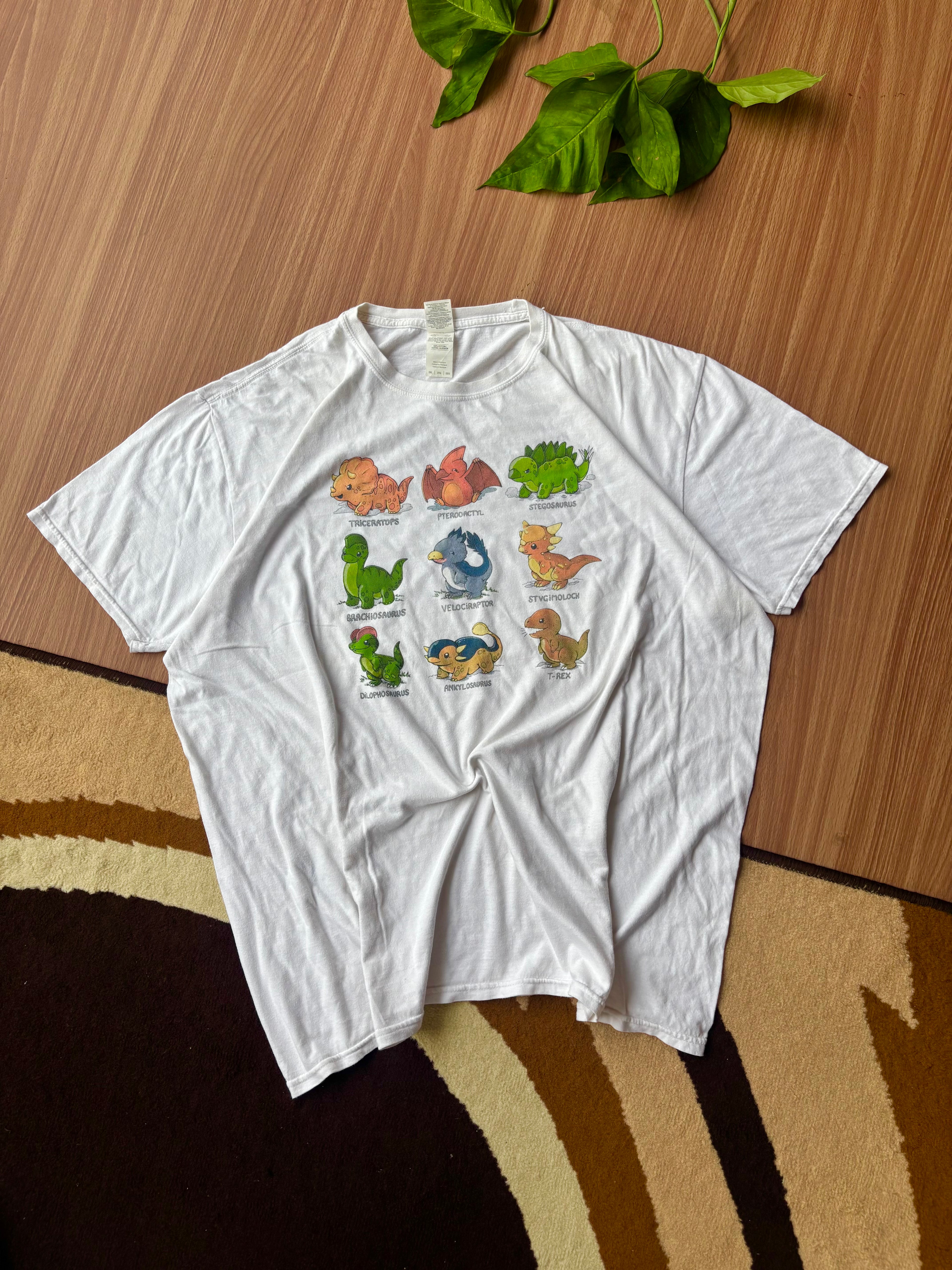 Gildan dinosaur tee